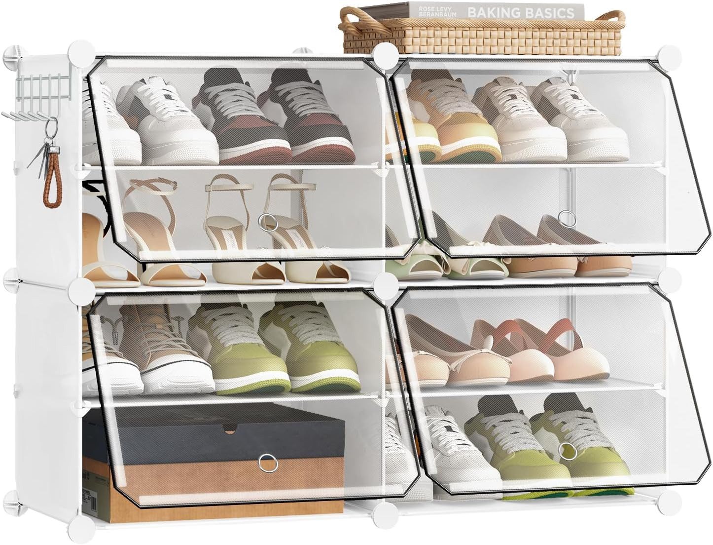 EUGAD Schuhbox (8 St), Schuhorganizer Schuhregal günstig online kaufen