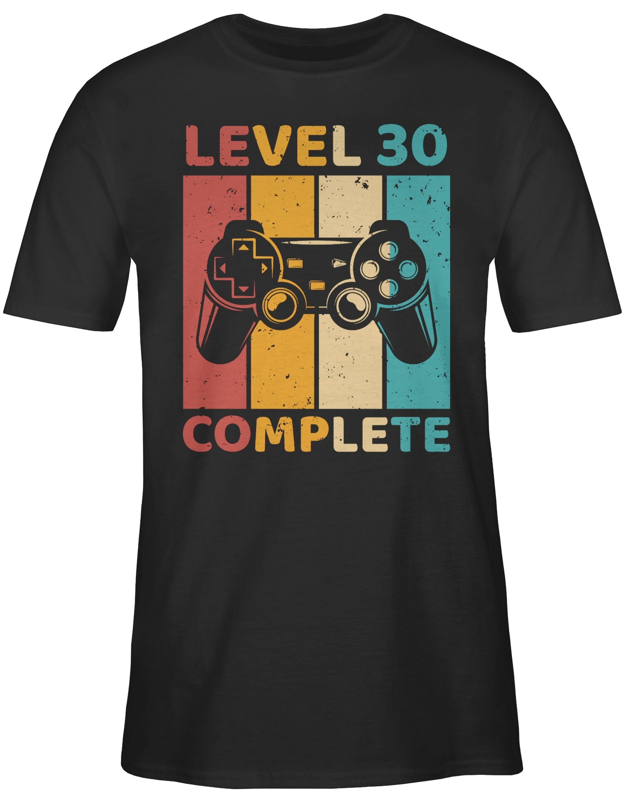 T-Shirt Level 30 Complete - Dreizig Freigeschalten Unlocked Completed - Zocker