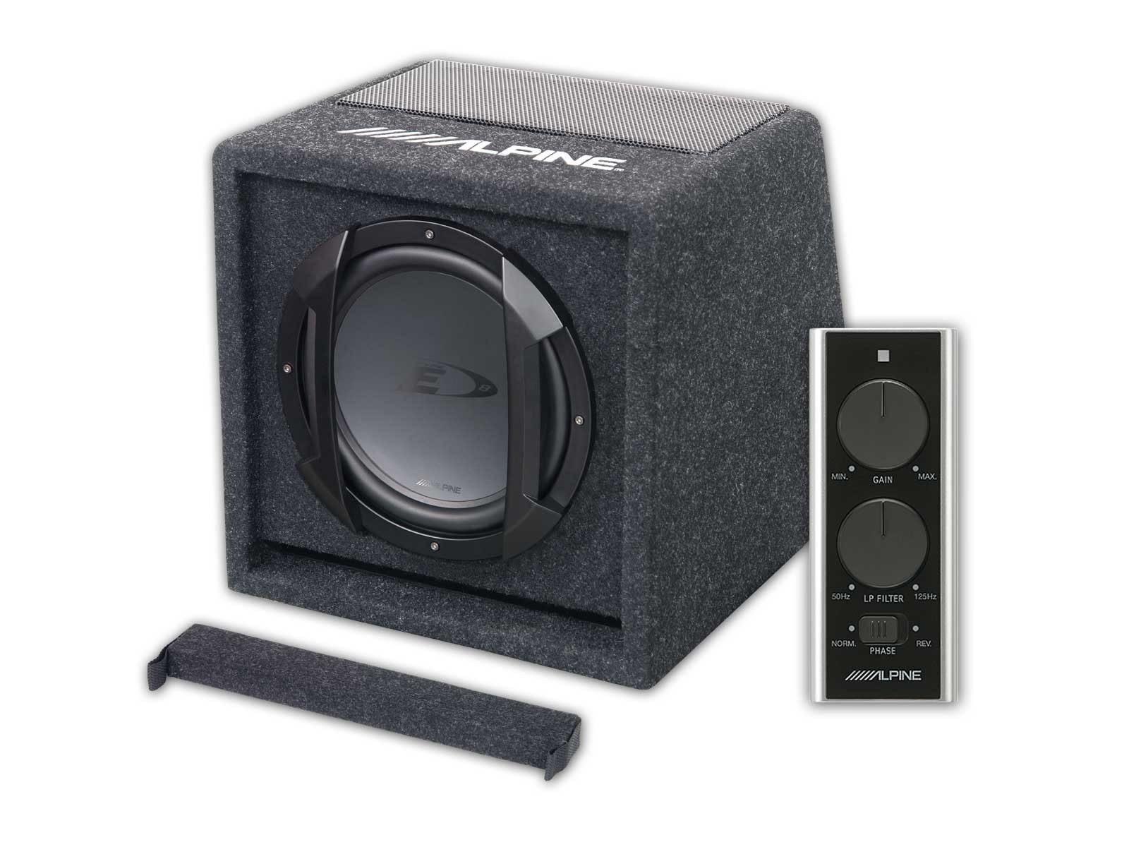 ALPINE SWE-815 20cm Aktivwoofer Auto-Subwoofer (100 W, max.: W 20 cm)