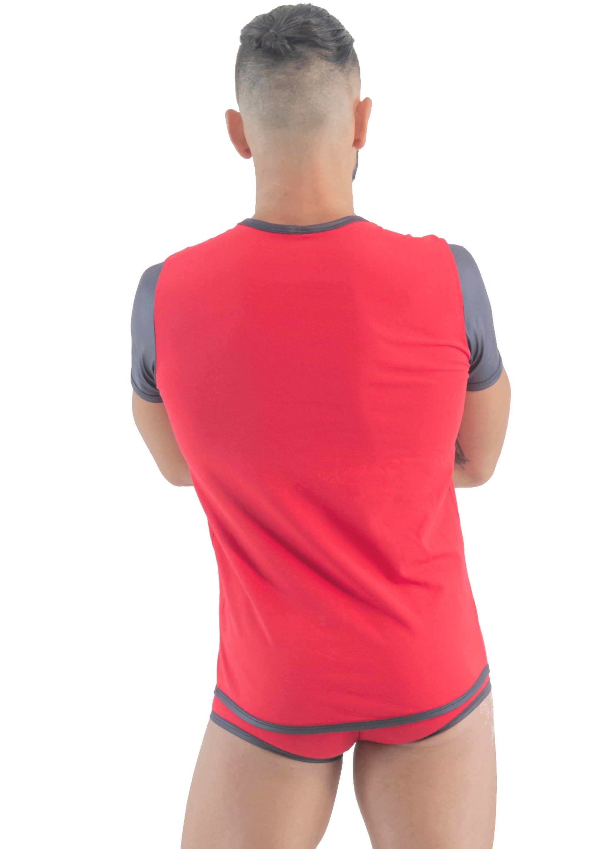 Red or Zipp (Baumwolle) T-Shirt T-Shirt Push Erotic Geronimo