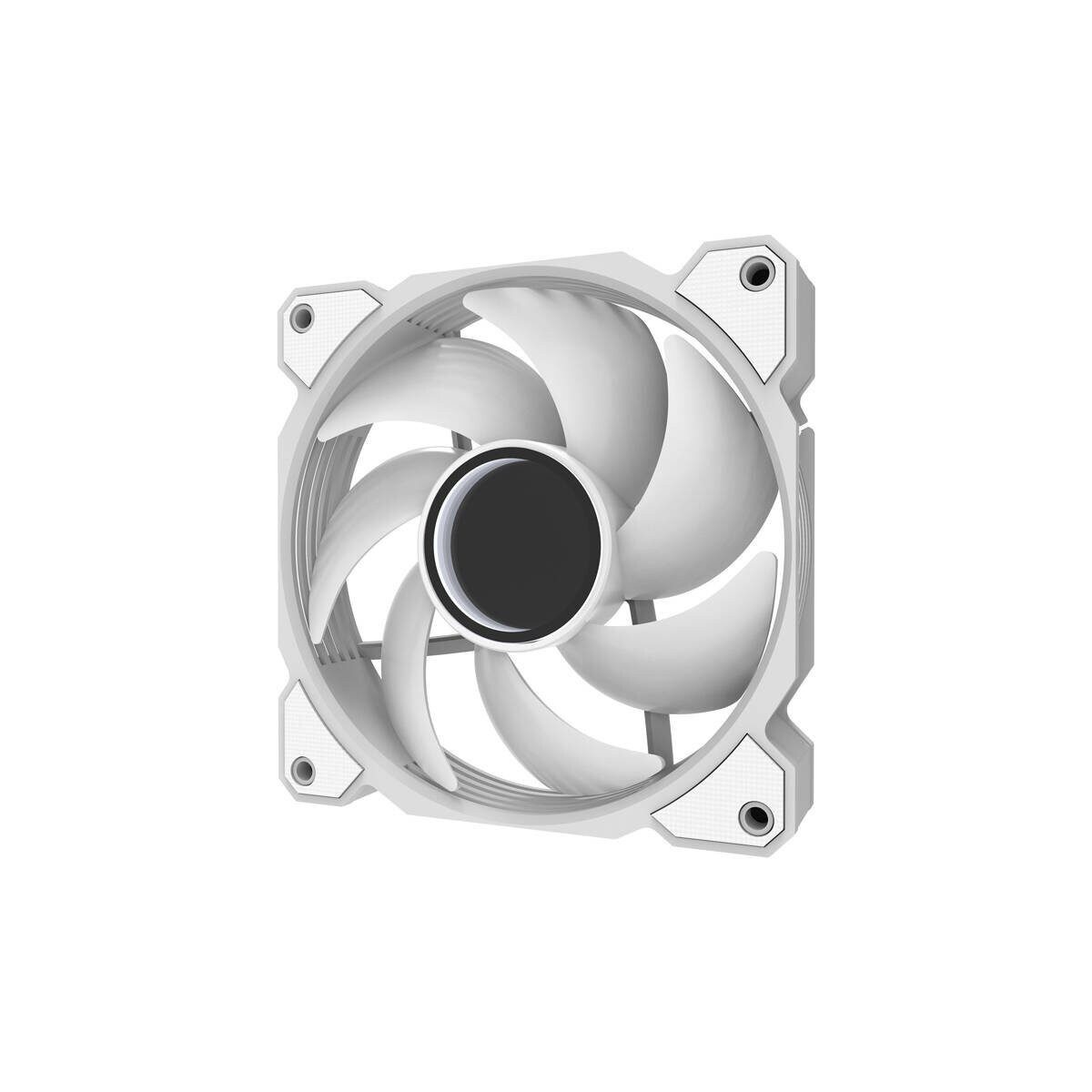 Darkflash Gehäuselüfter Darkflash DR08 ARGB Lüfter Set 5-in-1 120mm Weiß