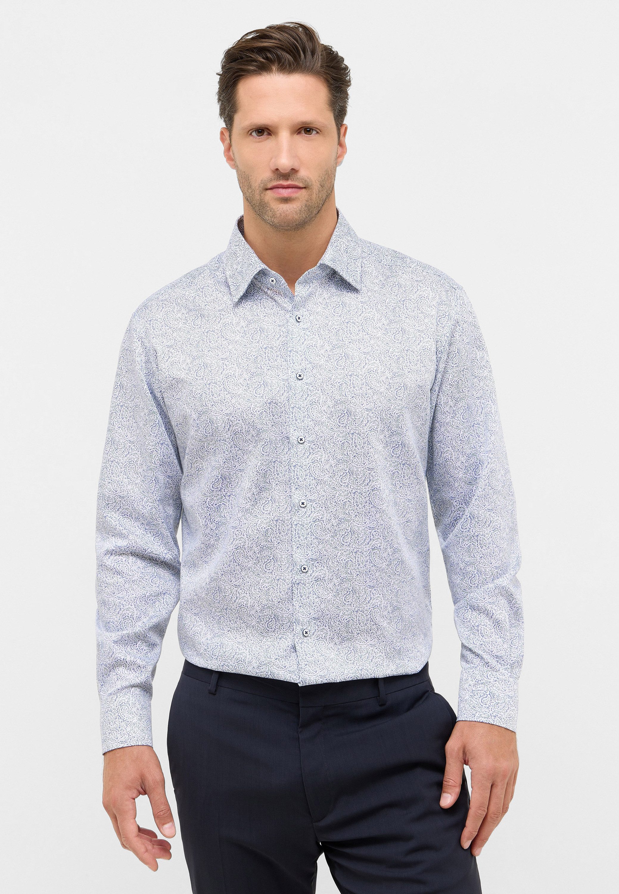 Eterna Langarmhemd MODERN FIT NON IRON (bügelfrei) günstig online kaufen