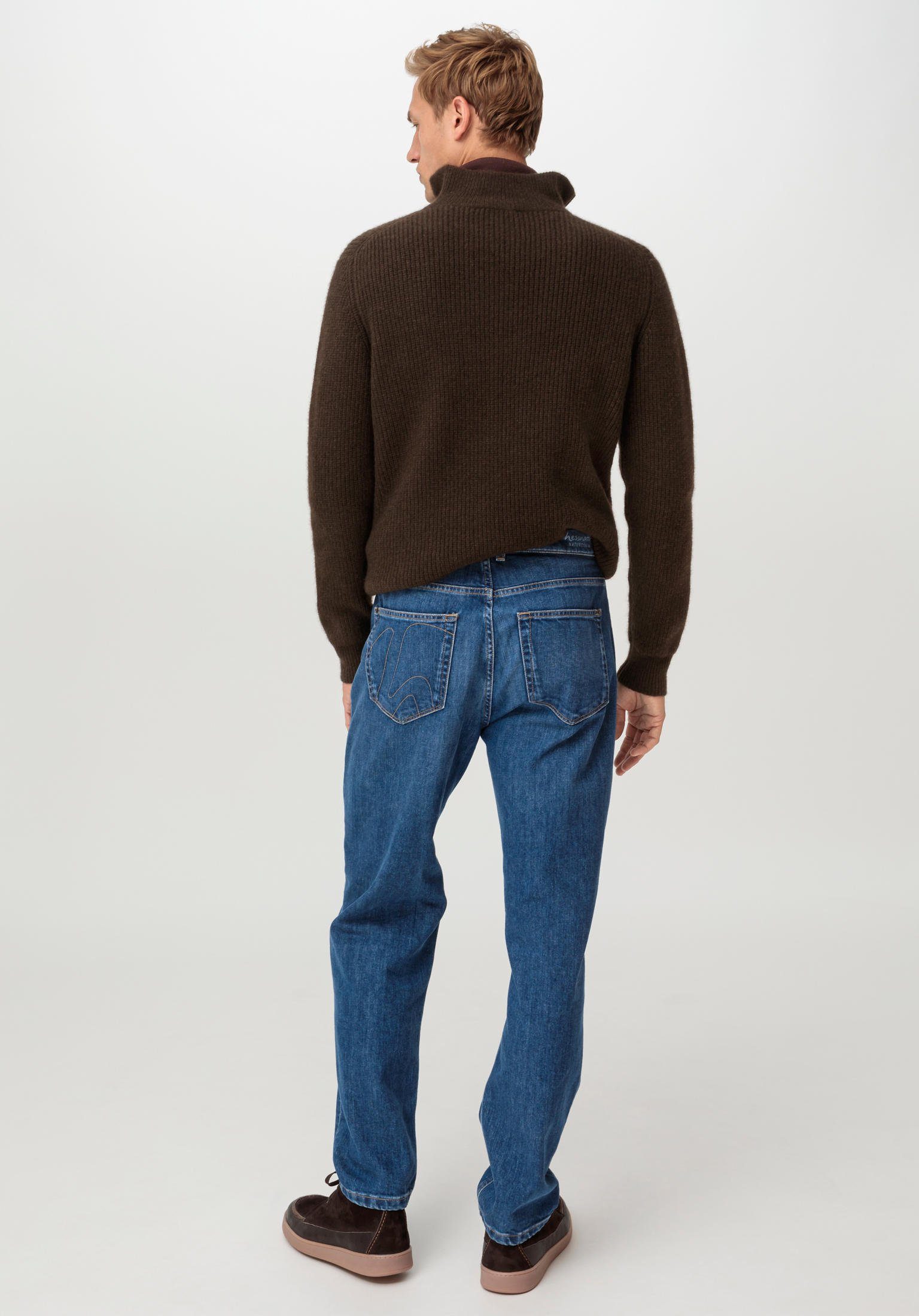 Hessnatur Bequeme Tapered Fit Relaxed Coreva™ aus Bio-Denim (1-tlg) Jeans