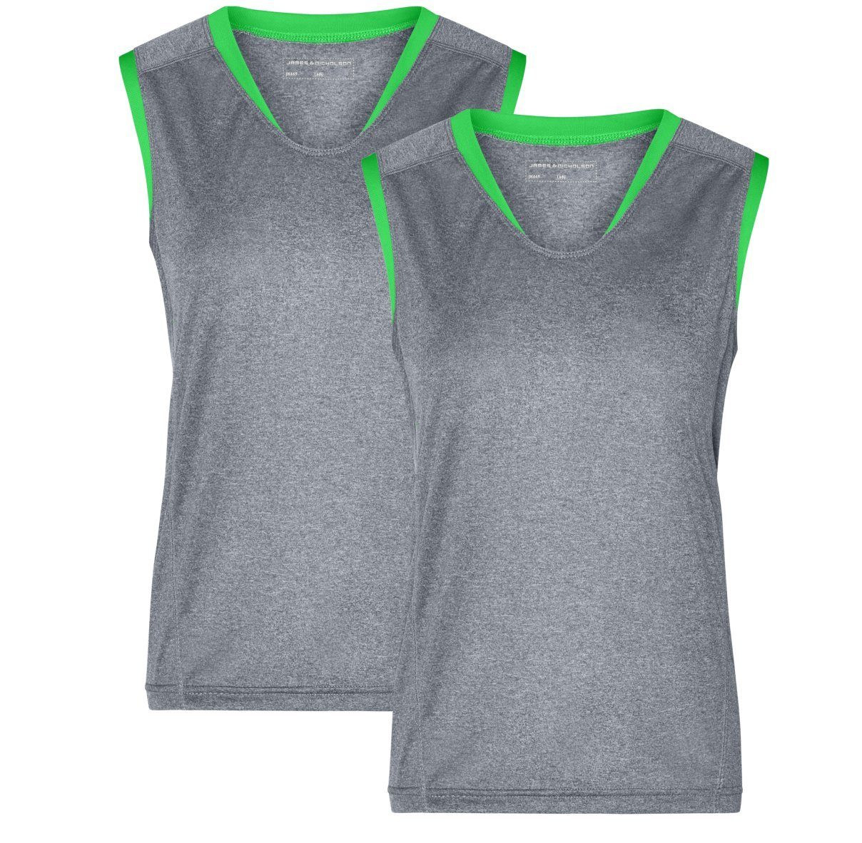 James & Nicholson Lauftop Doppelpack Sportliches Damen Lauftop aus Funktion günstig online kaufen