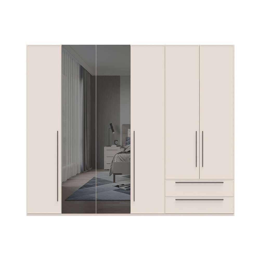 OTTO home Drehtürenschrank UV lackiert, Soft Close Funktion, Höhenverstellbare Füße