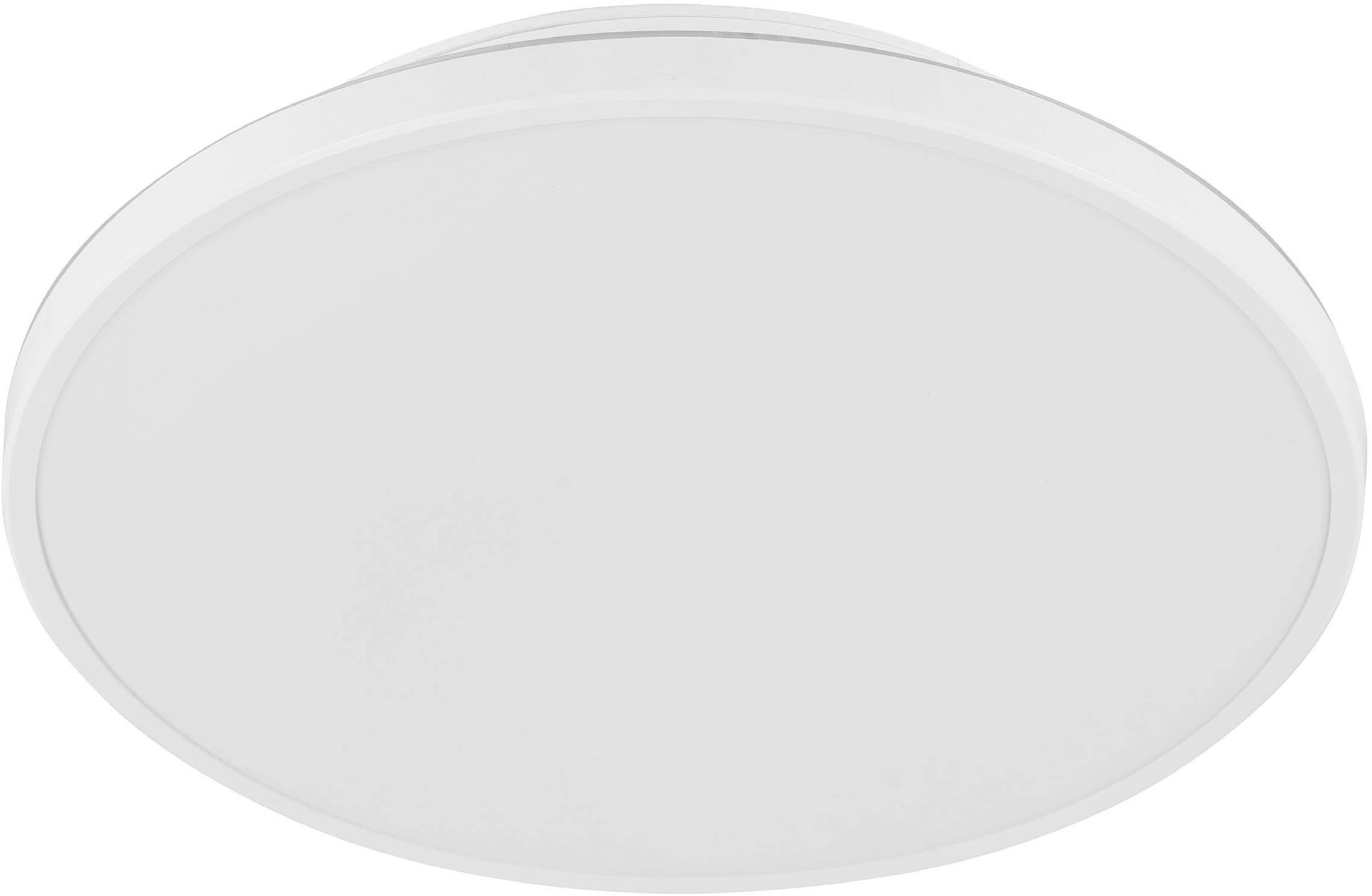 EGLO Aufbauleuchte Crespillo, Aufbaulampe, Deckenlampe aus Stahl und Kunststoff, Lampe, LED fest integriert, Neutralweiß, Aufbauleuchte, Deckenlampe, LED Aufbaulampe, Lampe Decke, Ø 24 cm