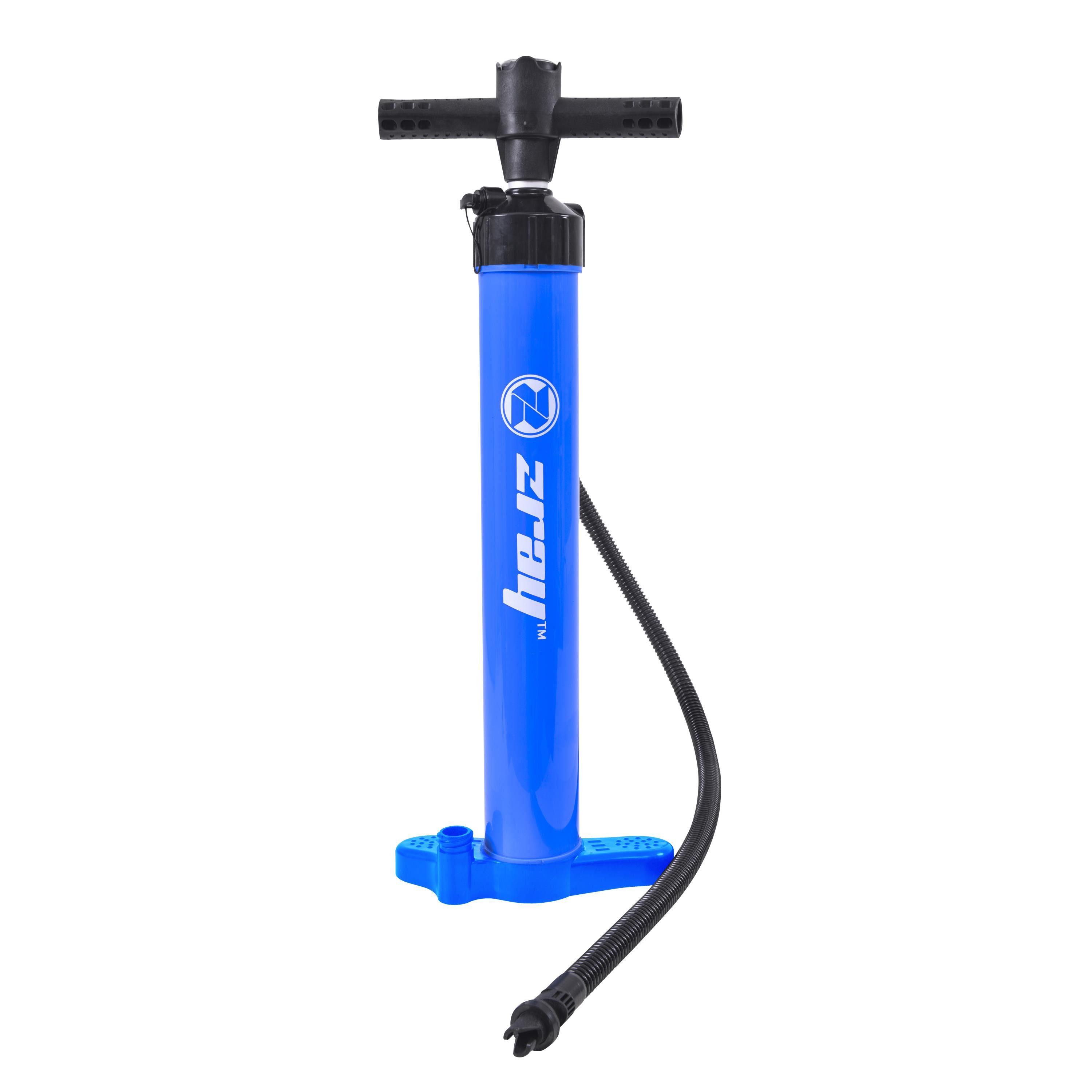 zray SUP-Pumpe Kajak Hochdruck Handpumpe mit Doppelhub-Funktion und Manometer 19 PSI (Set)