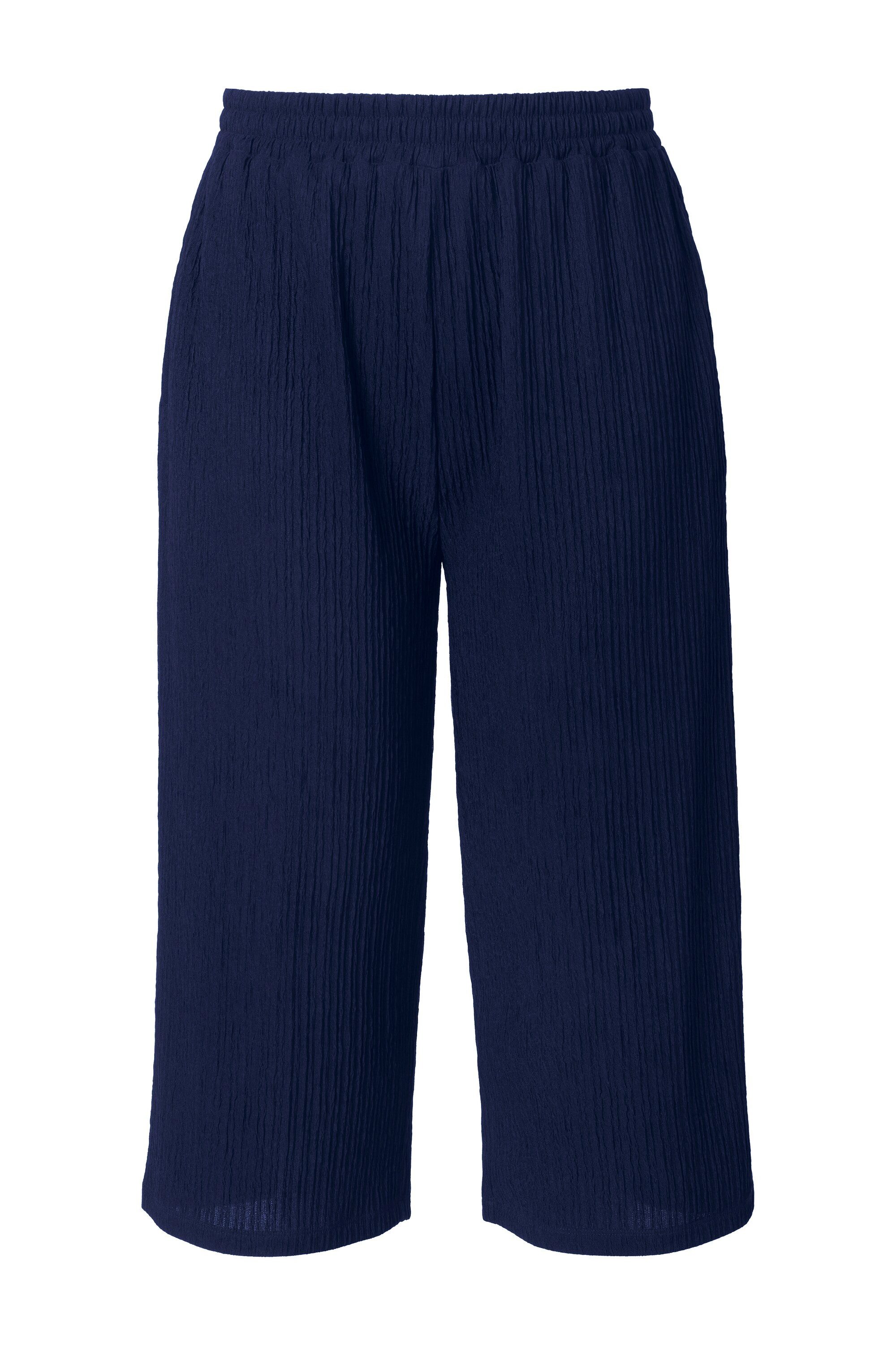 Studio Untold Schlupfhose Culotte Wide Legs Jersey mit Struktur günstig online kaufen