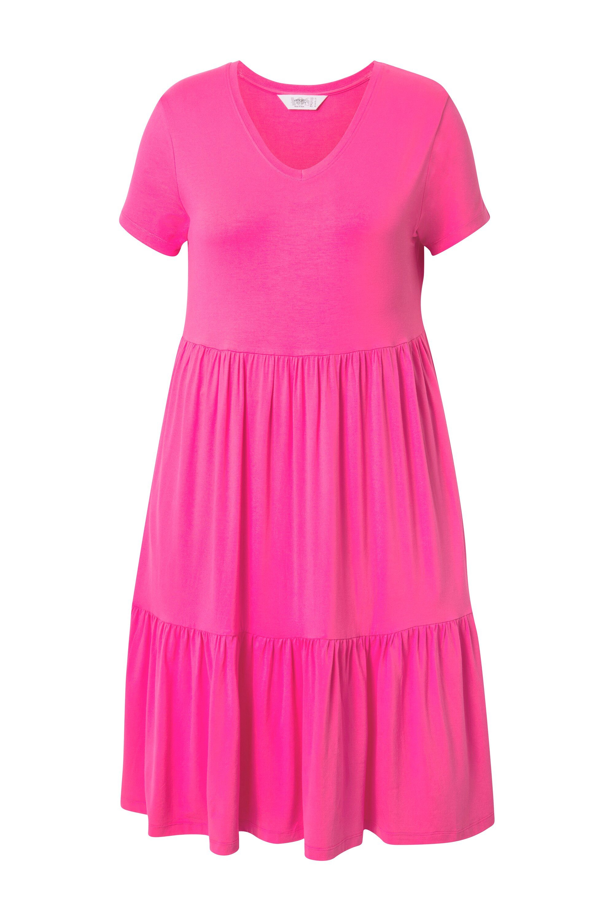 Angel of Style Midikleid Jerseykleid V-Ausschnitt günstig online kaufen