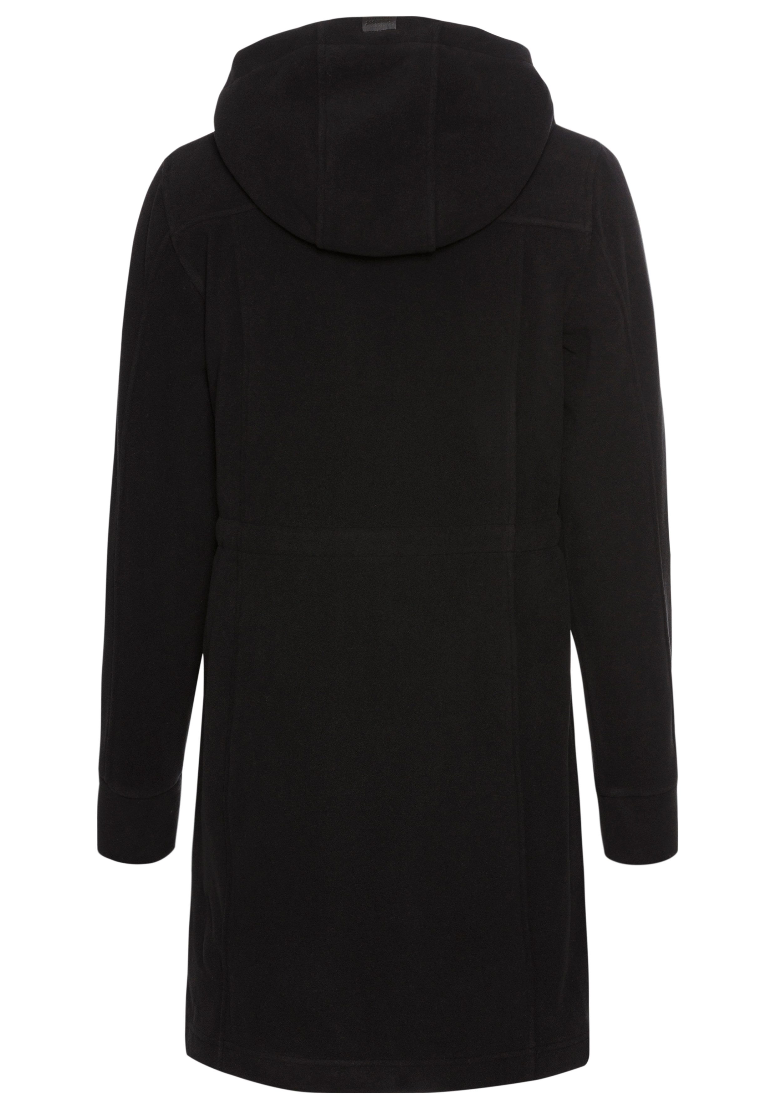 KangaROOS Fleecejacke mit Kapuze, aus Fleece, mit Kordelzug, mit 2-Wege-Reißverschluss