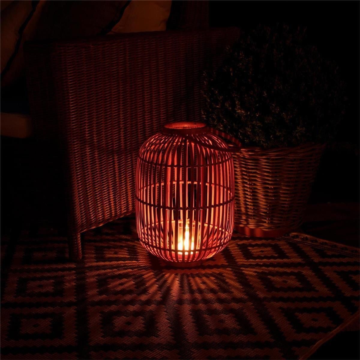 BOURGH Windlicht Laterne Bambus NISSORIA - Natur Windlicht, hellbraun, 44 c günstig online kaufen