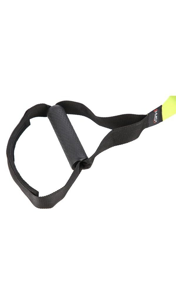 HMS Fitness Slingtrainer TX11 Set mit Trainingsbändern - schwarz/lime Fitnessband