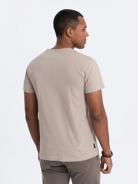 OMBRE T-Shirt Klassisches Herren-T-Shirt aus Baumwolle BASIC