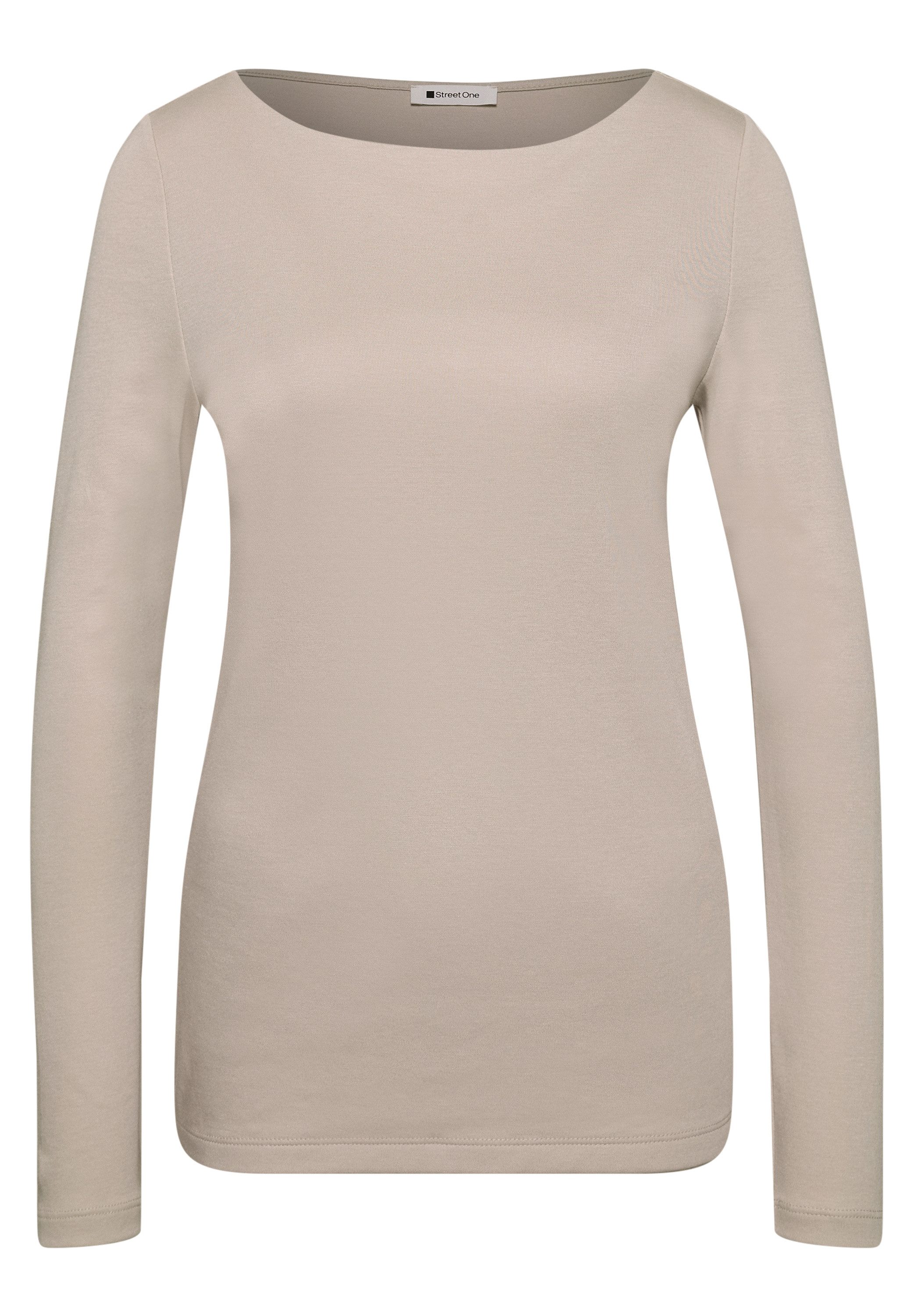 STREET ONE Langarmshirt im soften Baumwoll-Mix – Bild 4 von 5