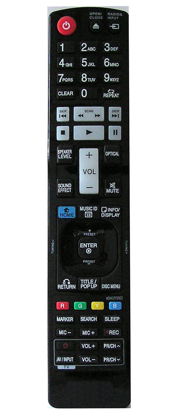 Alltro Ersatz Fernbedienung für LG AKB73775609 BLU RAY DVD PLAYER Fernbedienung