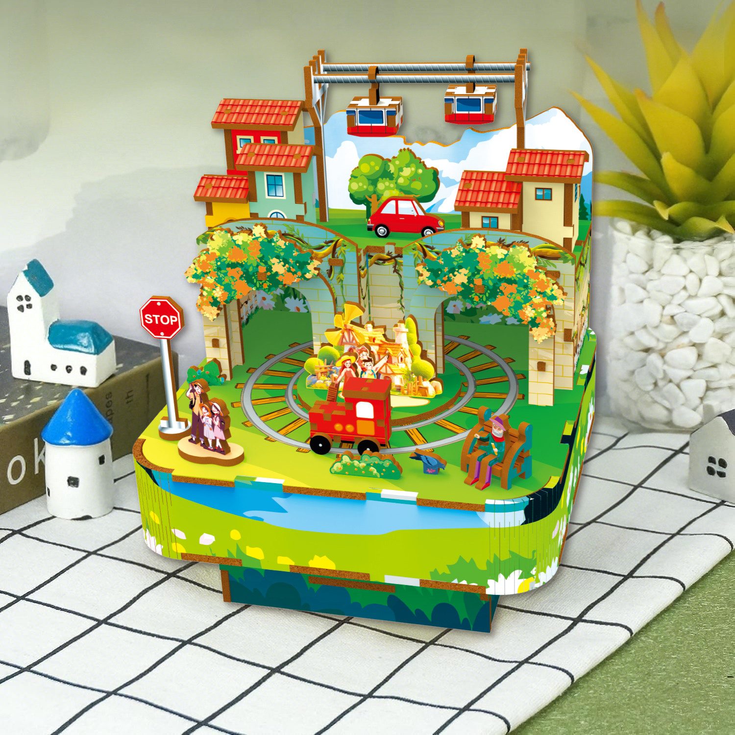 Esun Spieluhr 3D Puzzle Holz Musikbox günstig online kaufen
