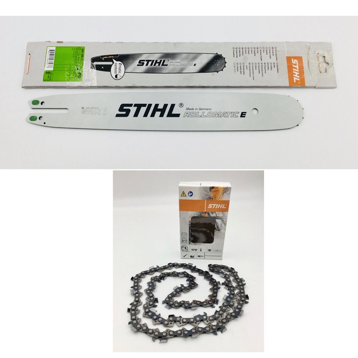 STIHL Führungsschiene Führungsschiene 40cm 30050004713 + 1x Kette 3639, 40 cm Schwertlänge