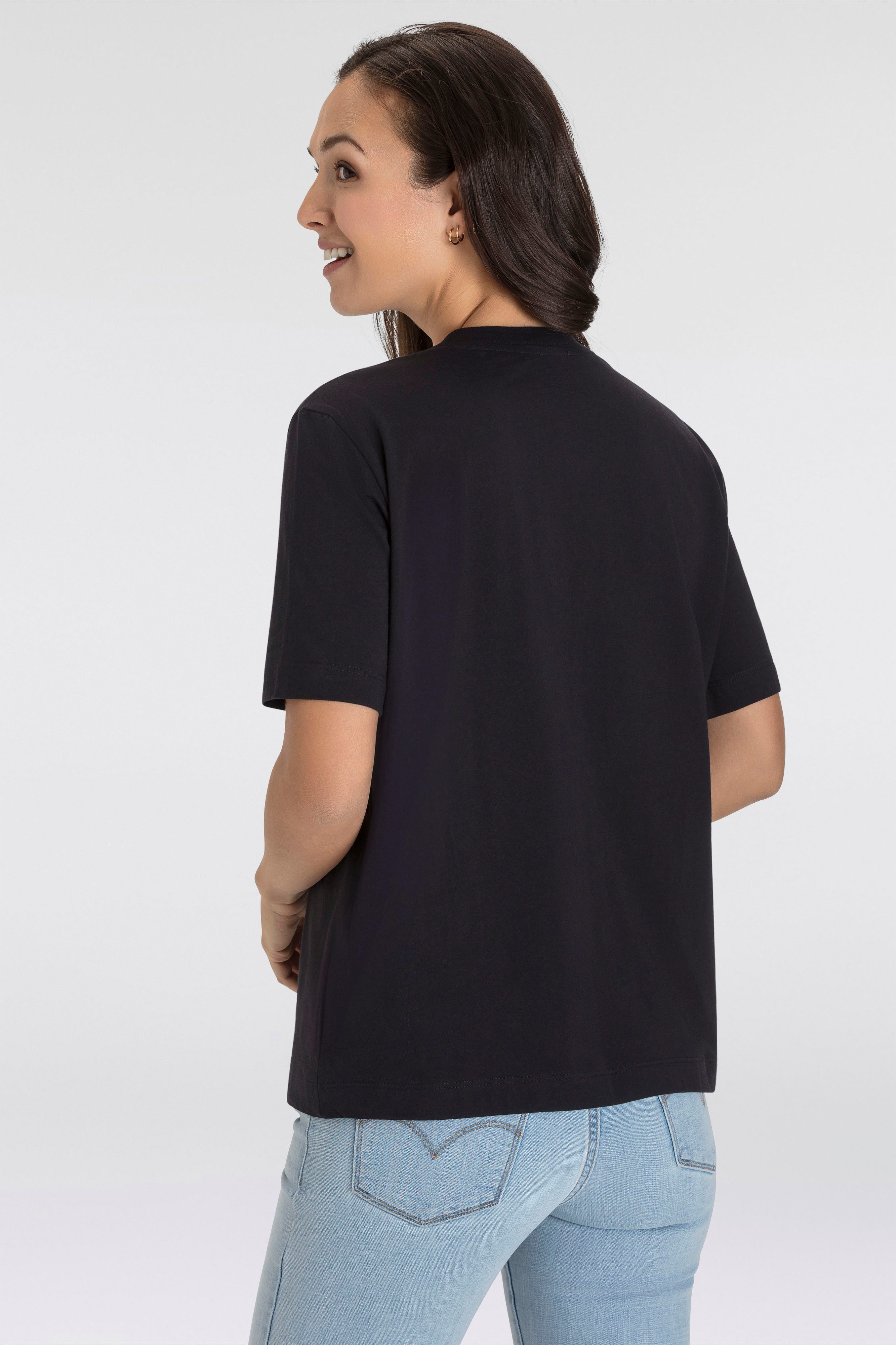 Replay T-Shirt mit Markenprint vorne günstig online kaufen