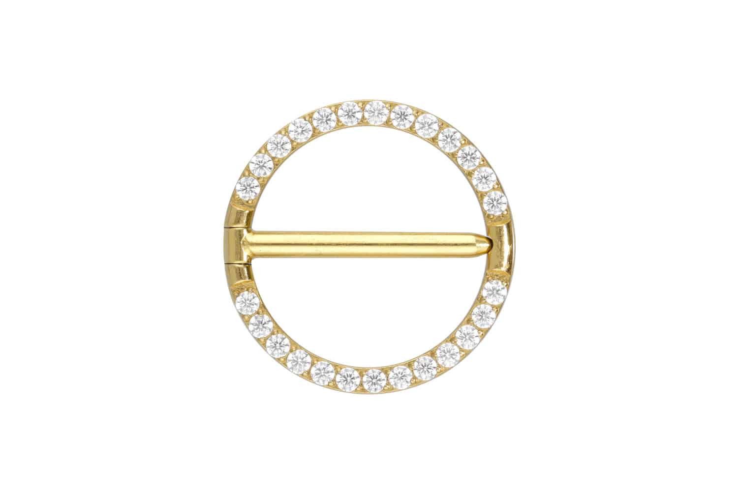 PIERCINGLINE Piercing-Set Titan Nippelpiericing Clicker RING günstig online kaufen