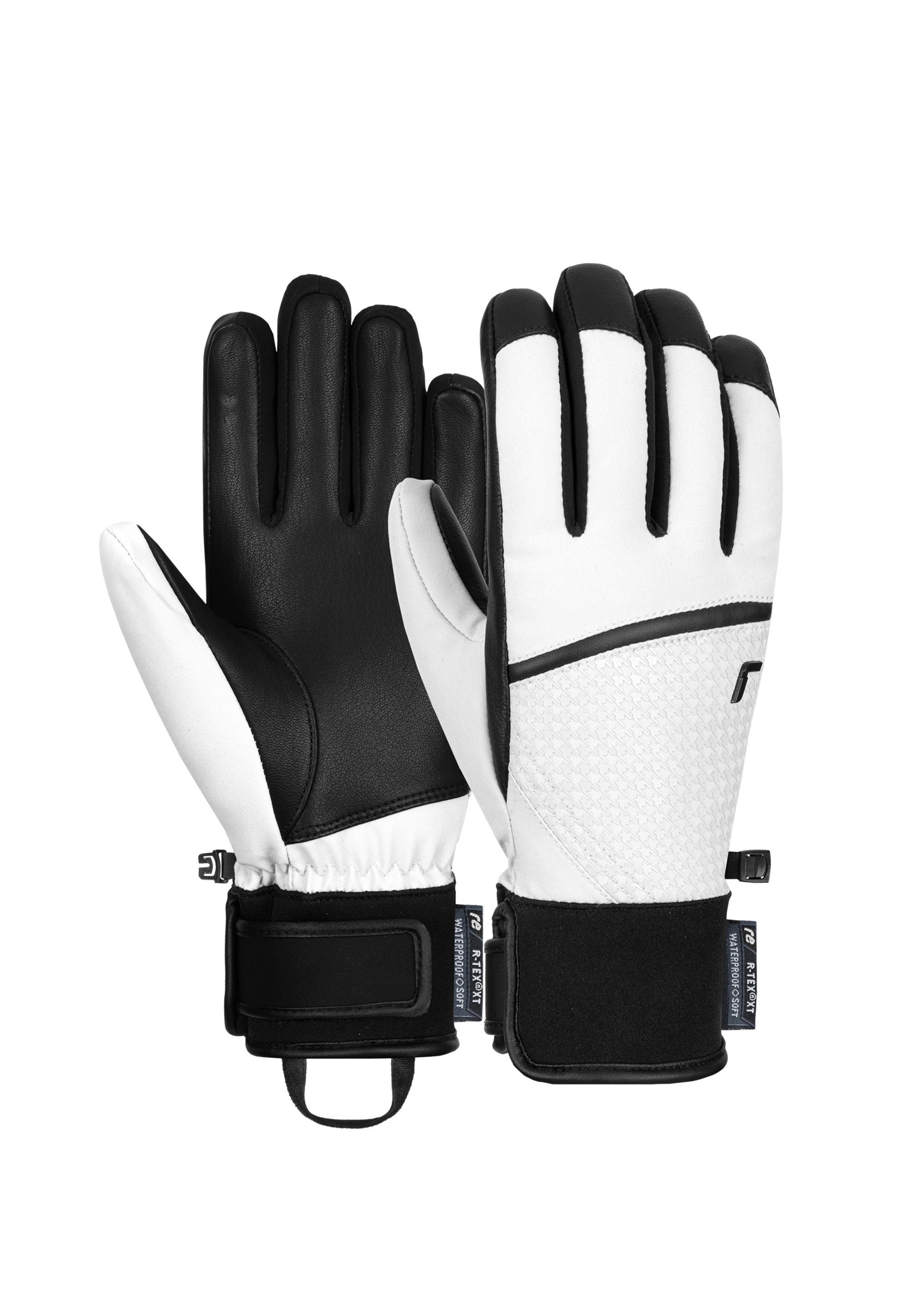 Reusch Skihandschuhe Mara R-TEX® XT mit PRIMALOFT®-Isolation weiß-schwarz | Handschuhe