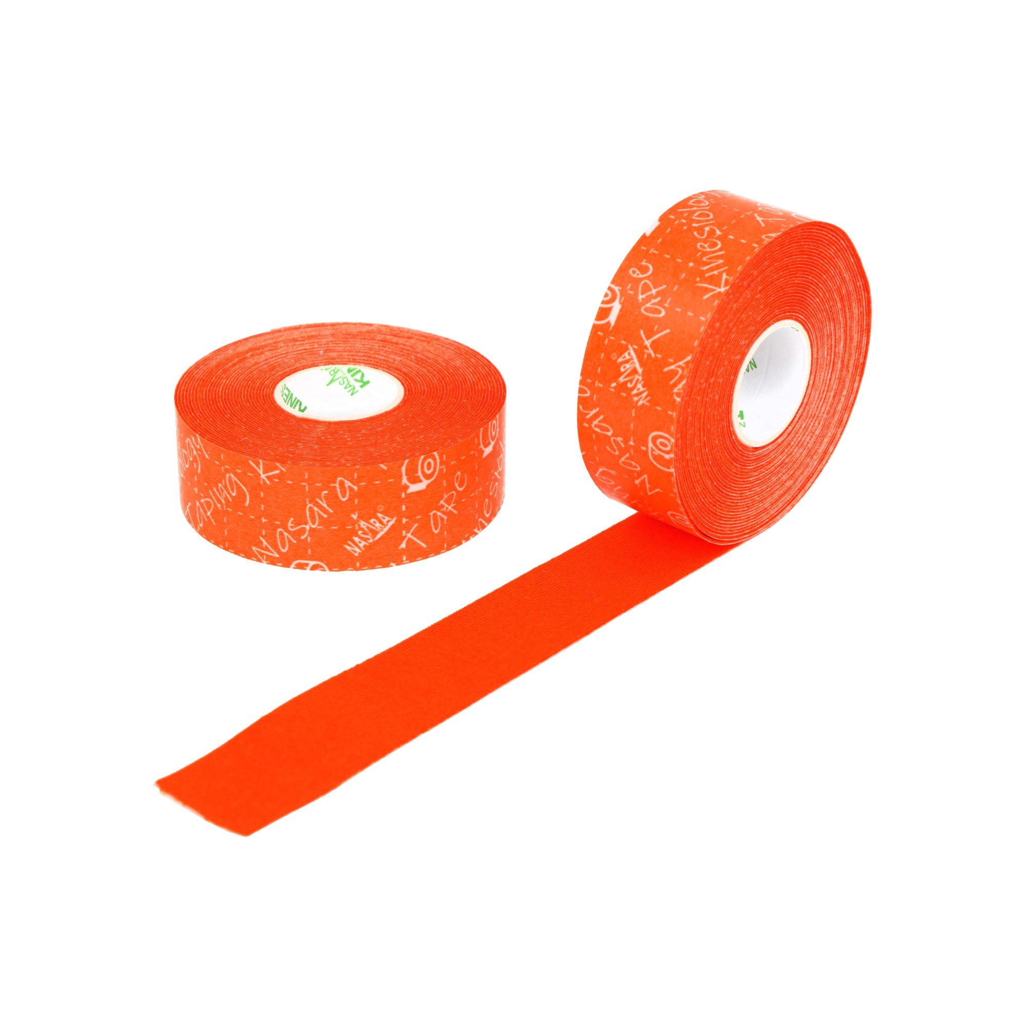 NASARA Kinesiologie-Tape 2,5cm x 5m - 2 Rollen in 9 Farben
