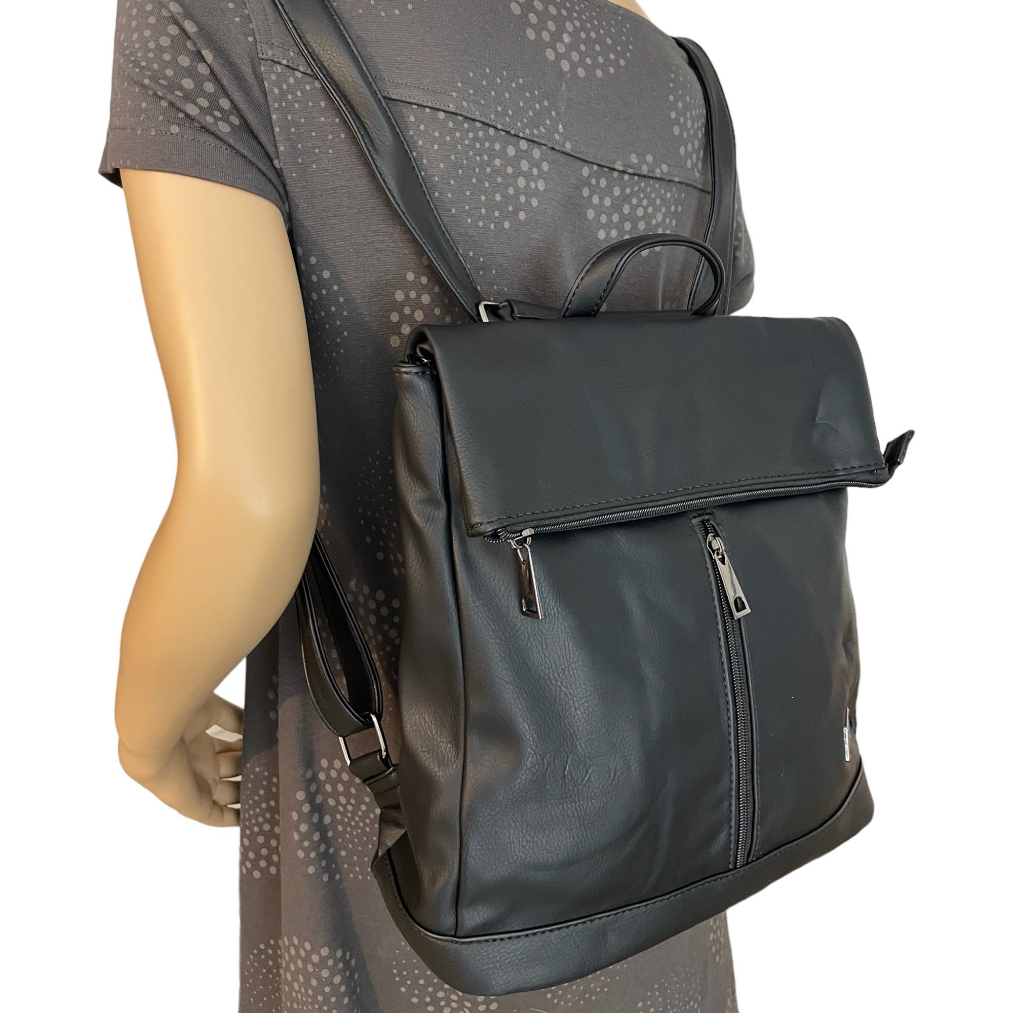 Taschen4life Rucksack 2in1 Rucksack & Umhängetasche in Einem D5623, Damen R günstig online kaufen