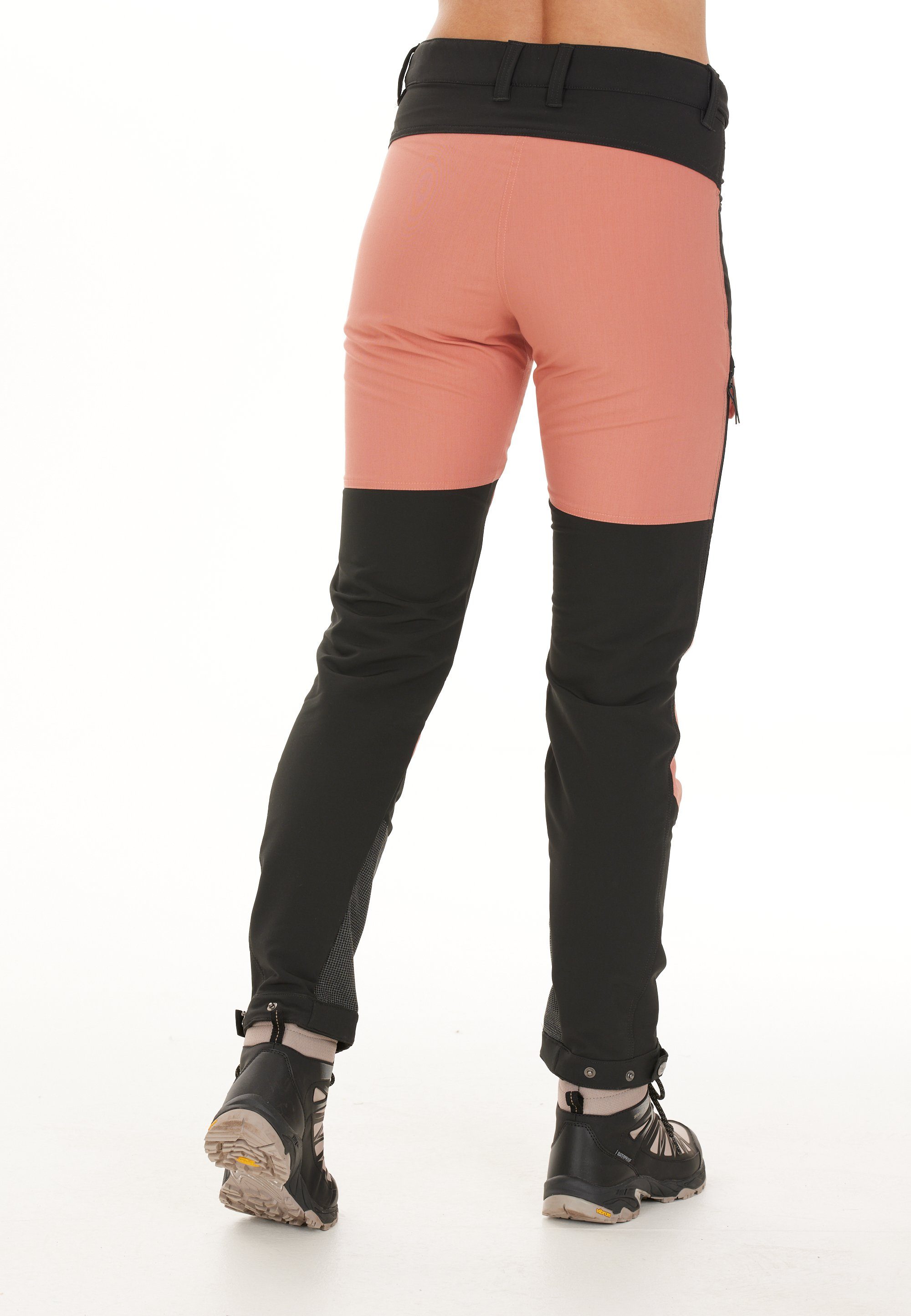 schwarz-pink WHISTLER mit Softshellhose Material Anissy atmungsaktivem