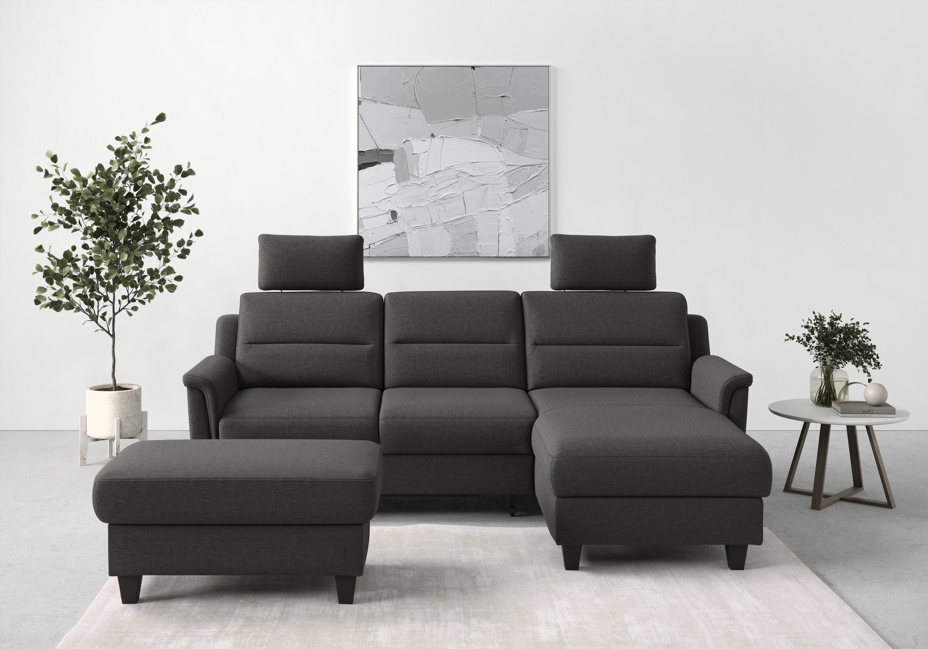 sit&more Ecksofa Farö L-Form, inklusive Federkern, günstig online kaufen