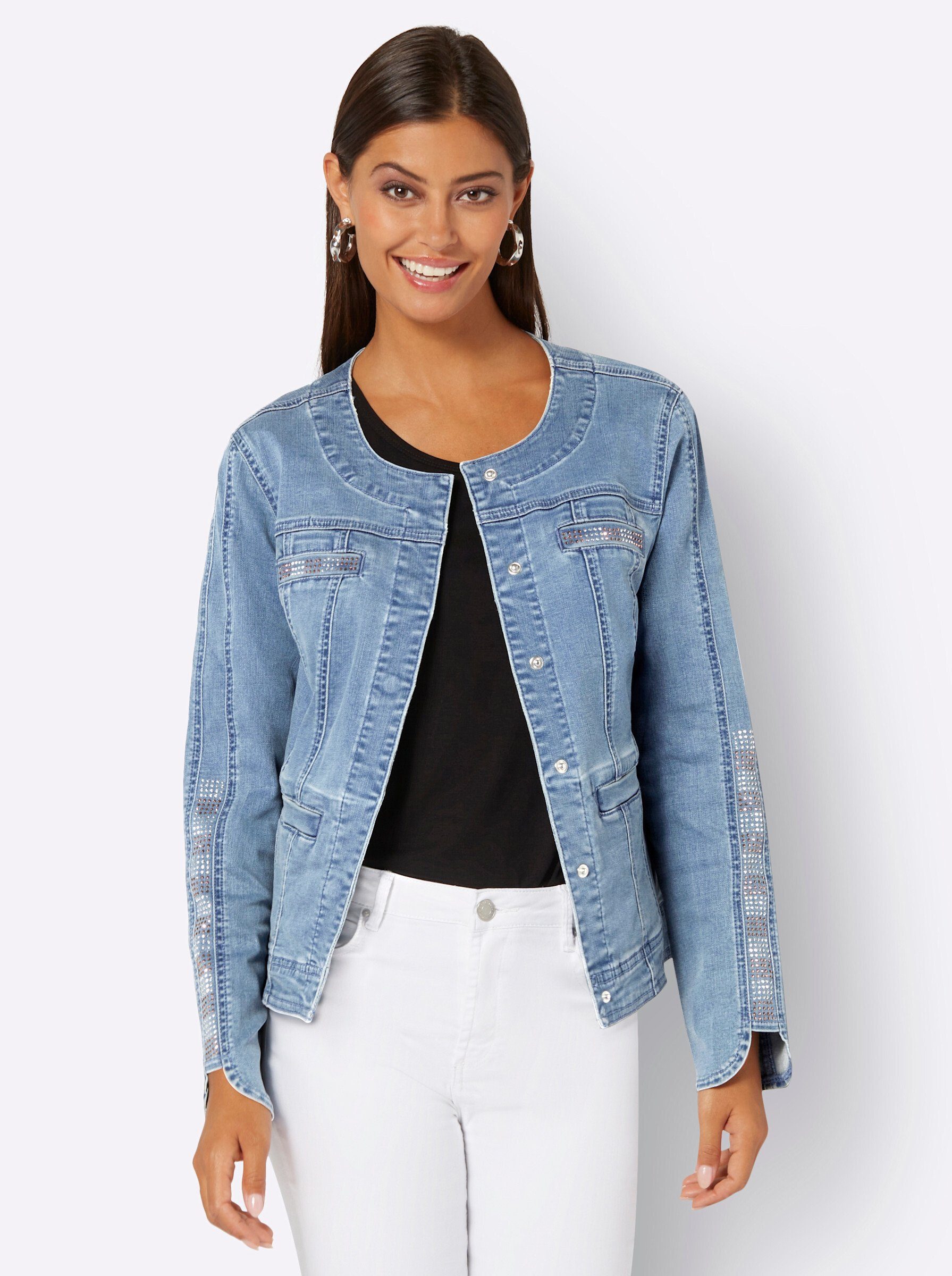 creation L Blusenblazer Jeansblazer günstig online kaufen