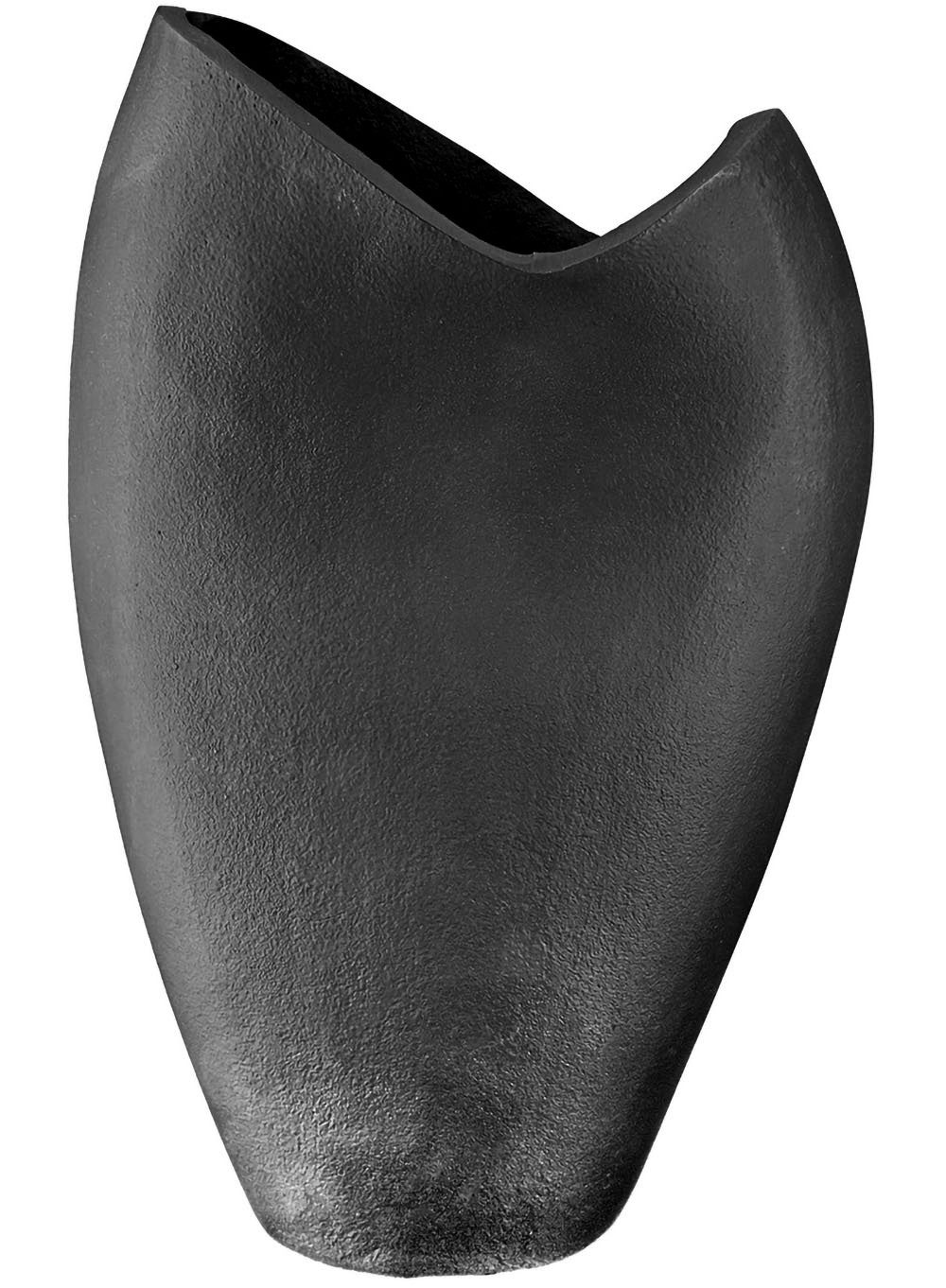 Dekovase Vulkano, aus Aluminium, nicht wasserdicht