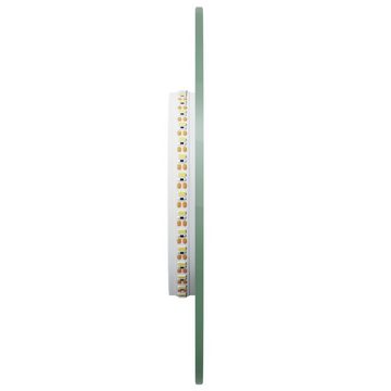 vidaXL Spiegel LED-Badspiegel 50x20 cm Oval Beleuchtet Licht Badezimmer