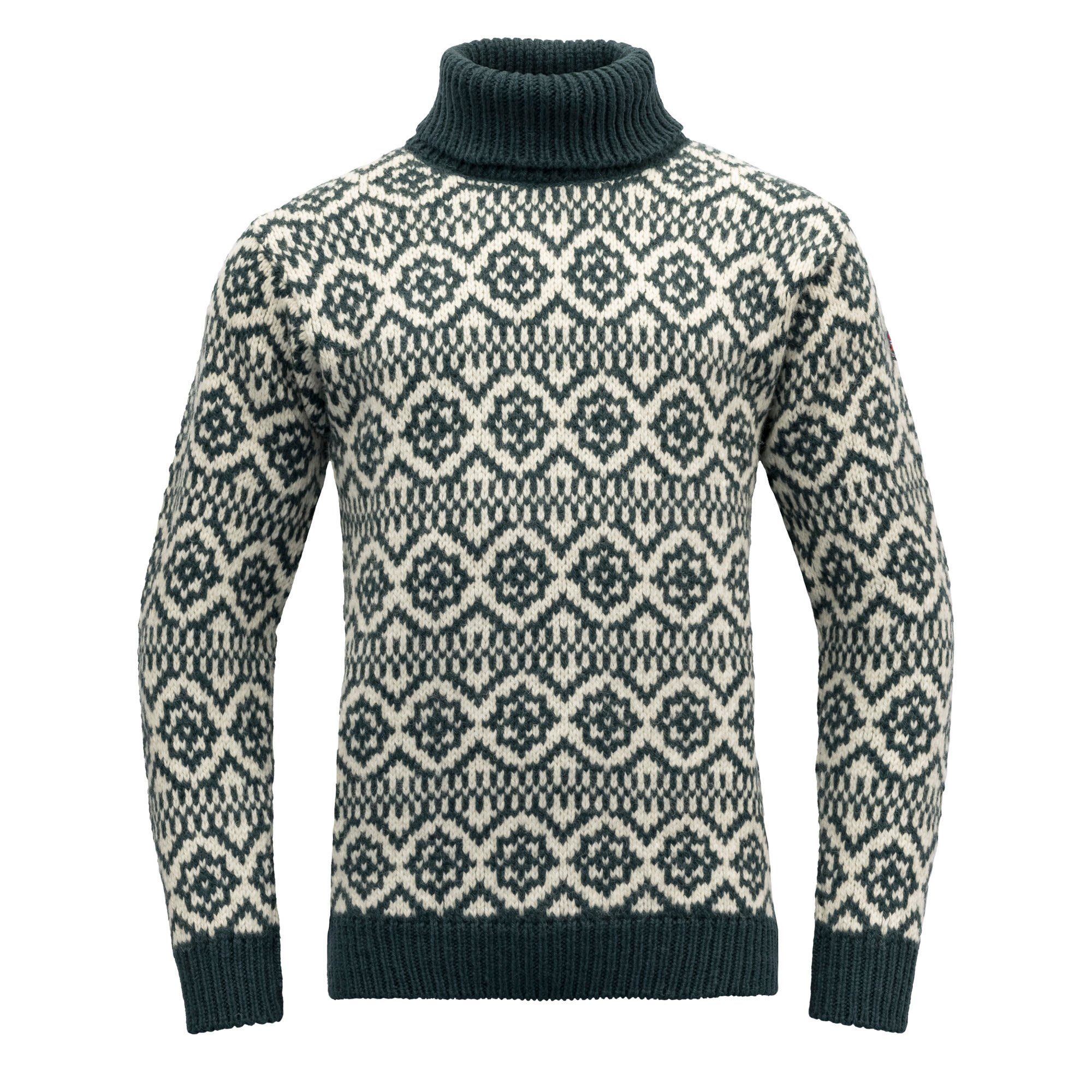 Neck Wool - Woods Hoddevik Fleecepullover Devold High Sweater Offwhite Devold