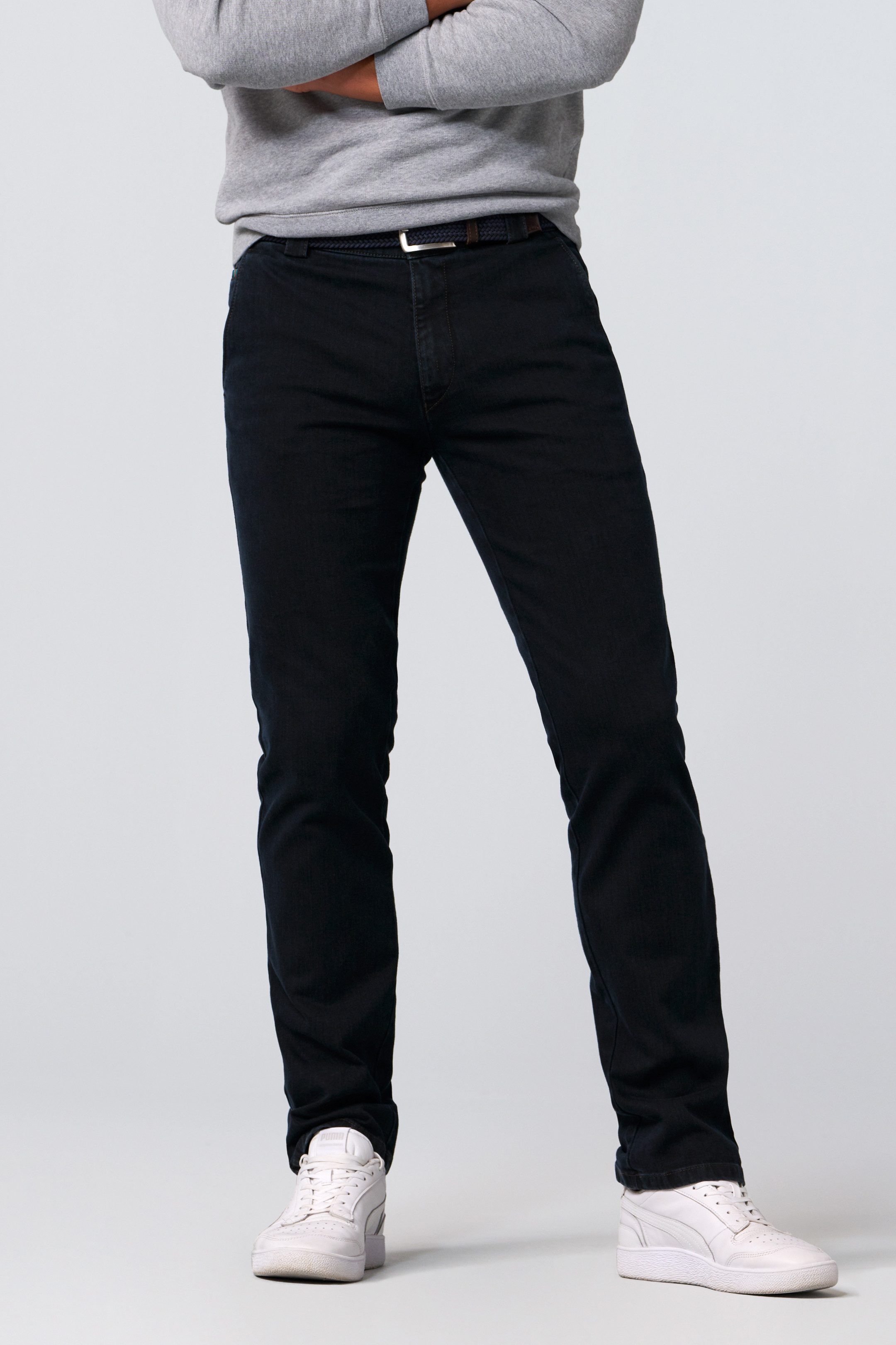 5-Pocket-Jeans MEYER ROMA dark blue denim 9-629.19
