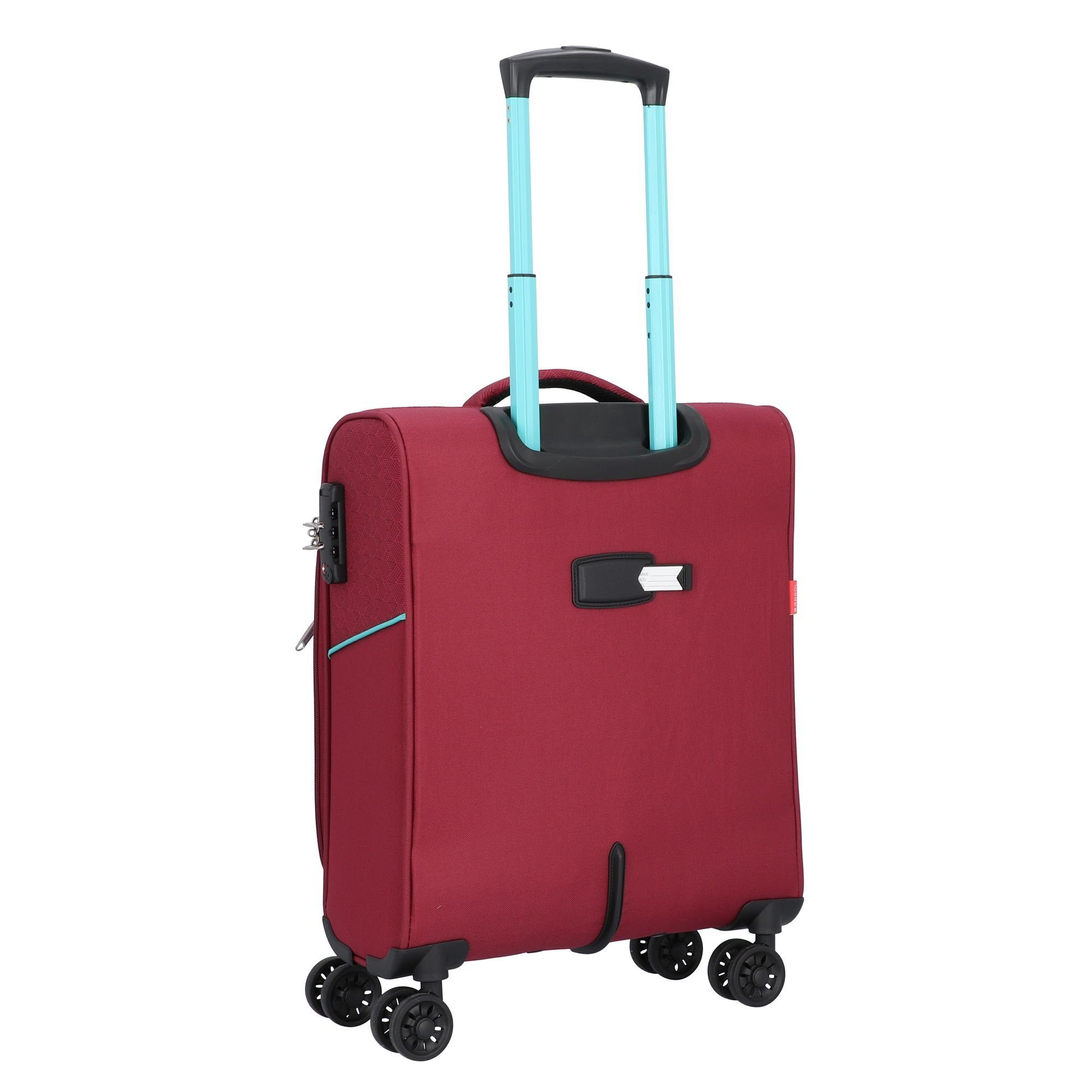 4 Polyester Gabol bordeaux Giro, Handgepäck-Trolley Rollen,