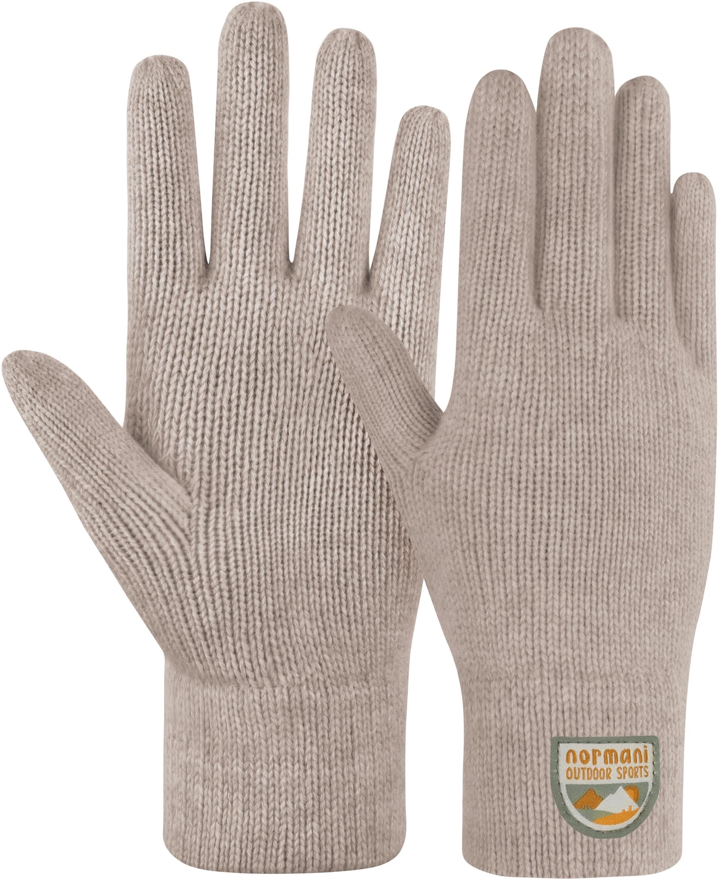 normani Skihandschuhe Kinder Merino Strick-Fingerhandschuhe Berlingen Merinohandschuhe Strickhandschuhe aus 100 % Merinowolle