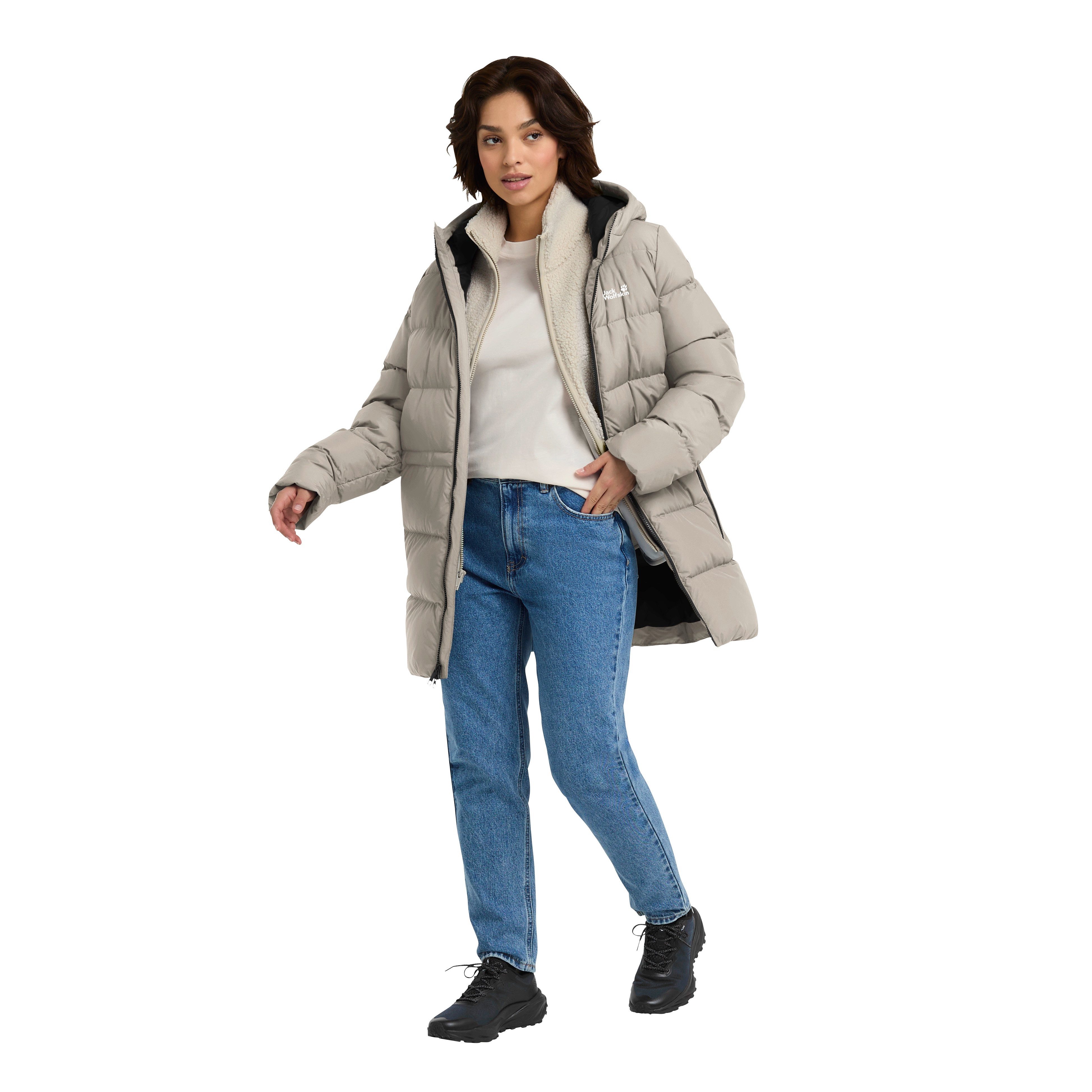 Jack Wolfskin Daunenjacke FROZEN PALACE LONG JKT W RDS Wärmend, winddicht, günstig online kaufen