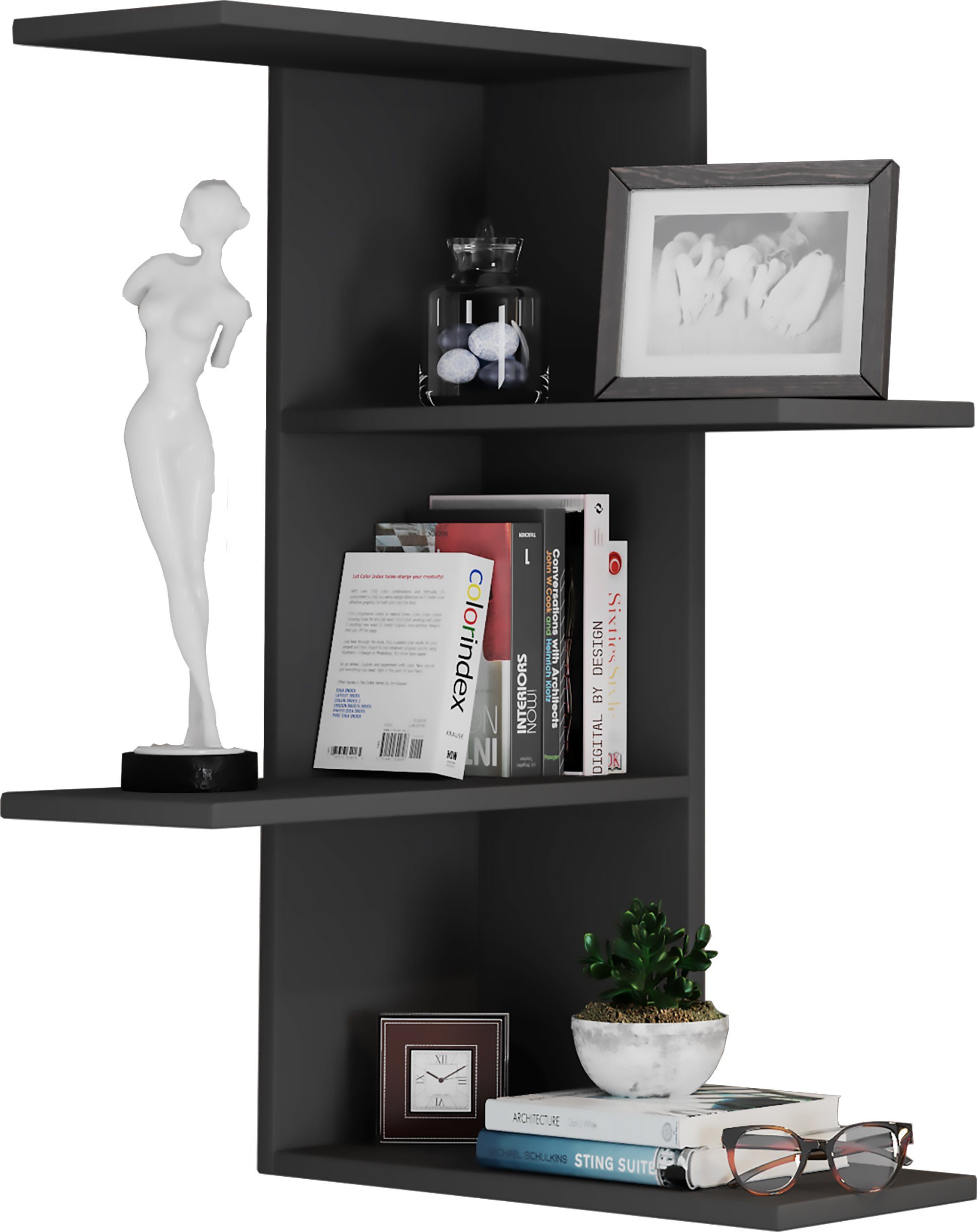 VCM Wandregal Holz Wandregal Hängeregal Eckregal günstig online kaufen