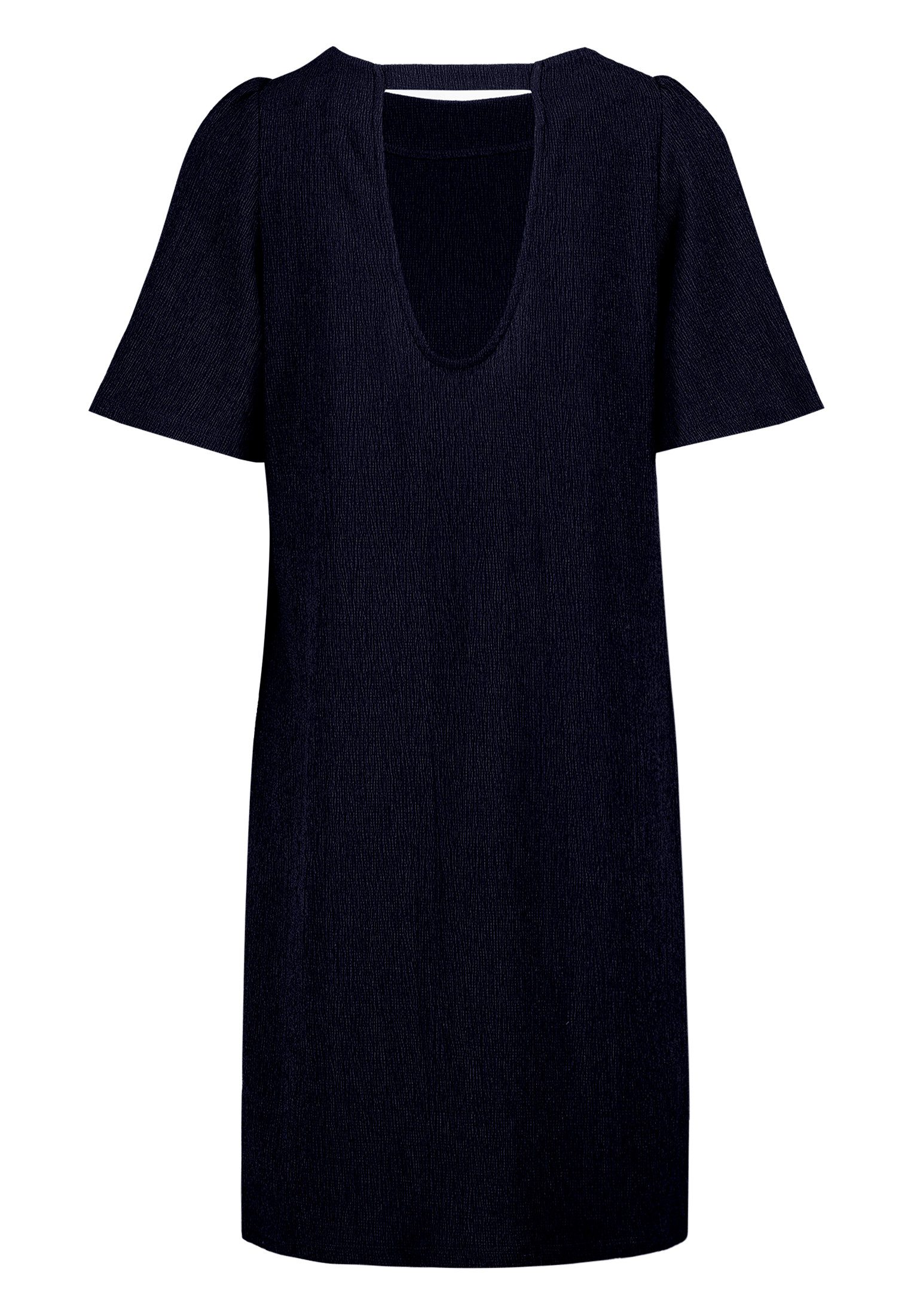 Zero Jerseykleid Damen kurzarm Material.