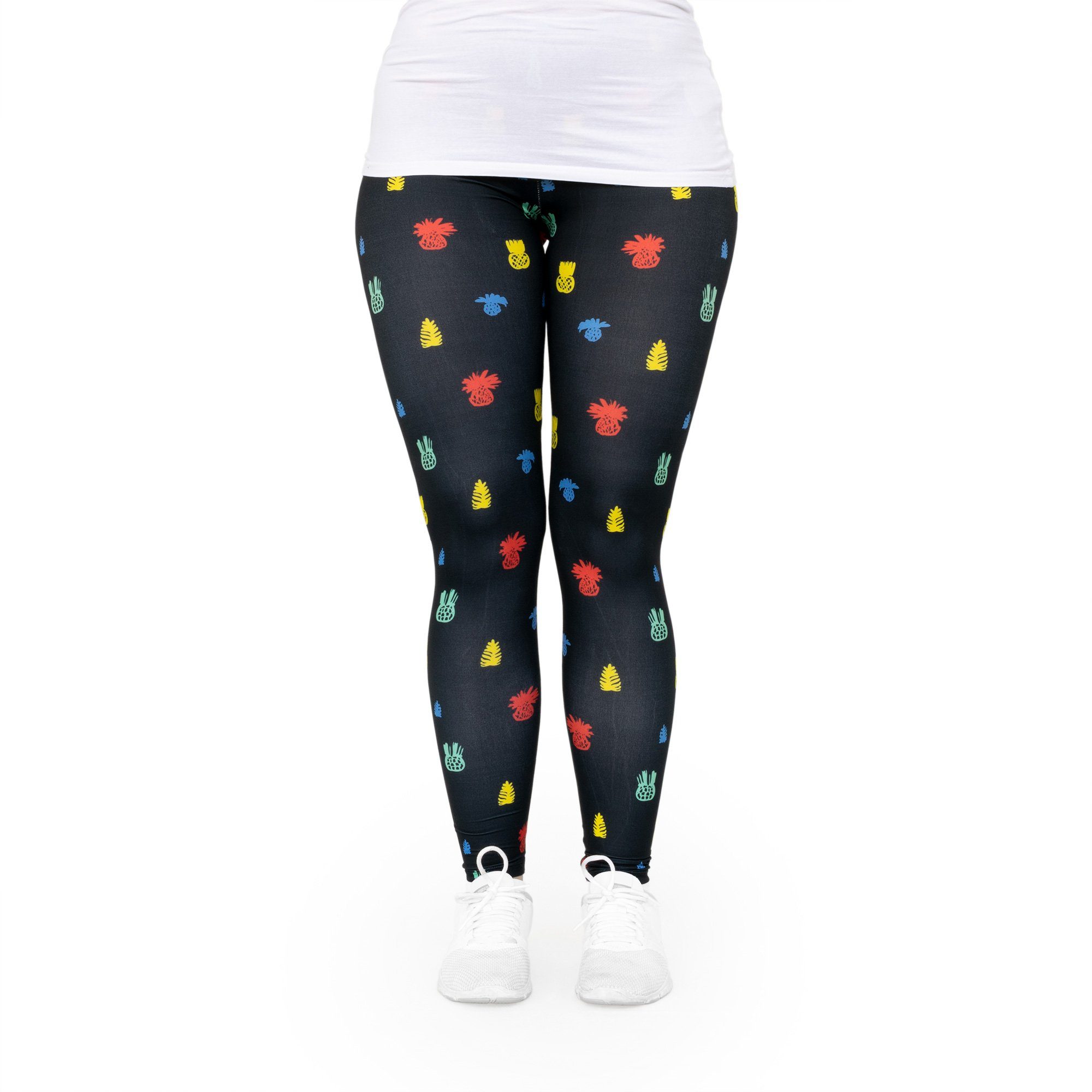 Leggings Blumen-Leggings (Einheitsgröße) - Design Kleine Ananas