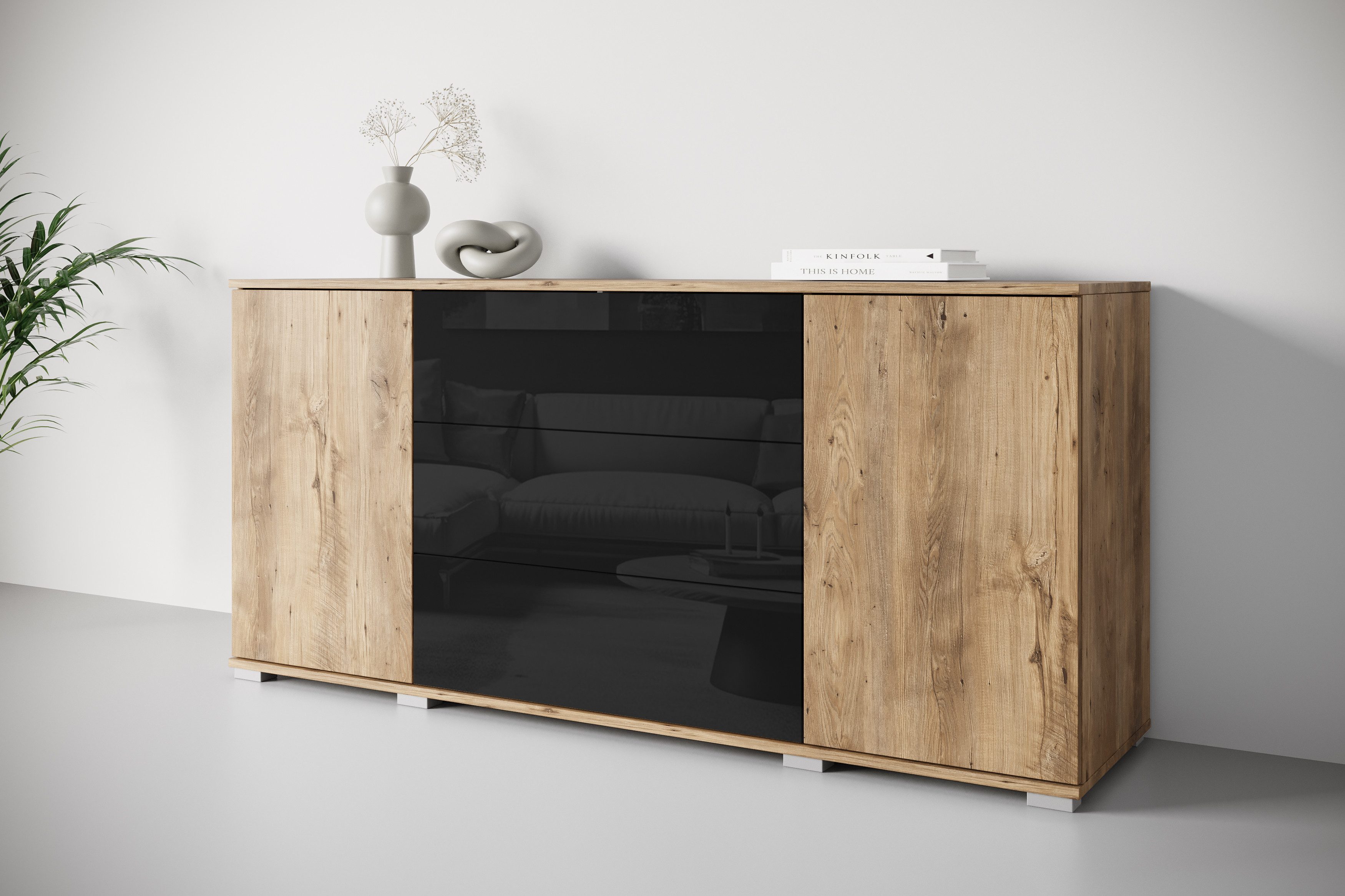 INOSIGN Sideboard Kenia, Kommode für das Schlafzimmer/Wohnzimmer (1 St), Mo günstig online kaufen