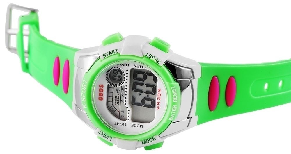 Qbos Quarzuhr Mallyx, Datumsanzeige, Kinder Armbanduhr