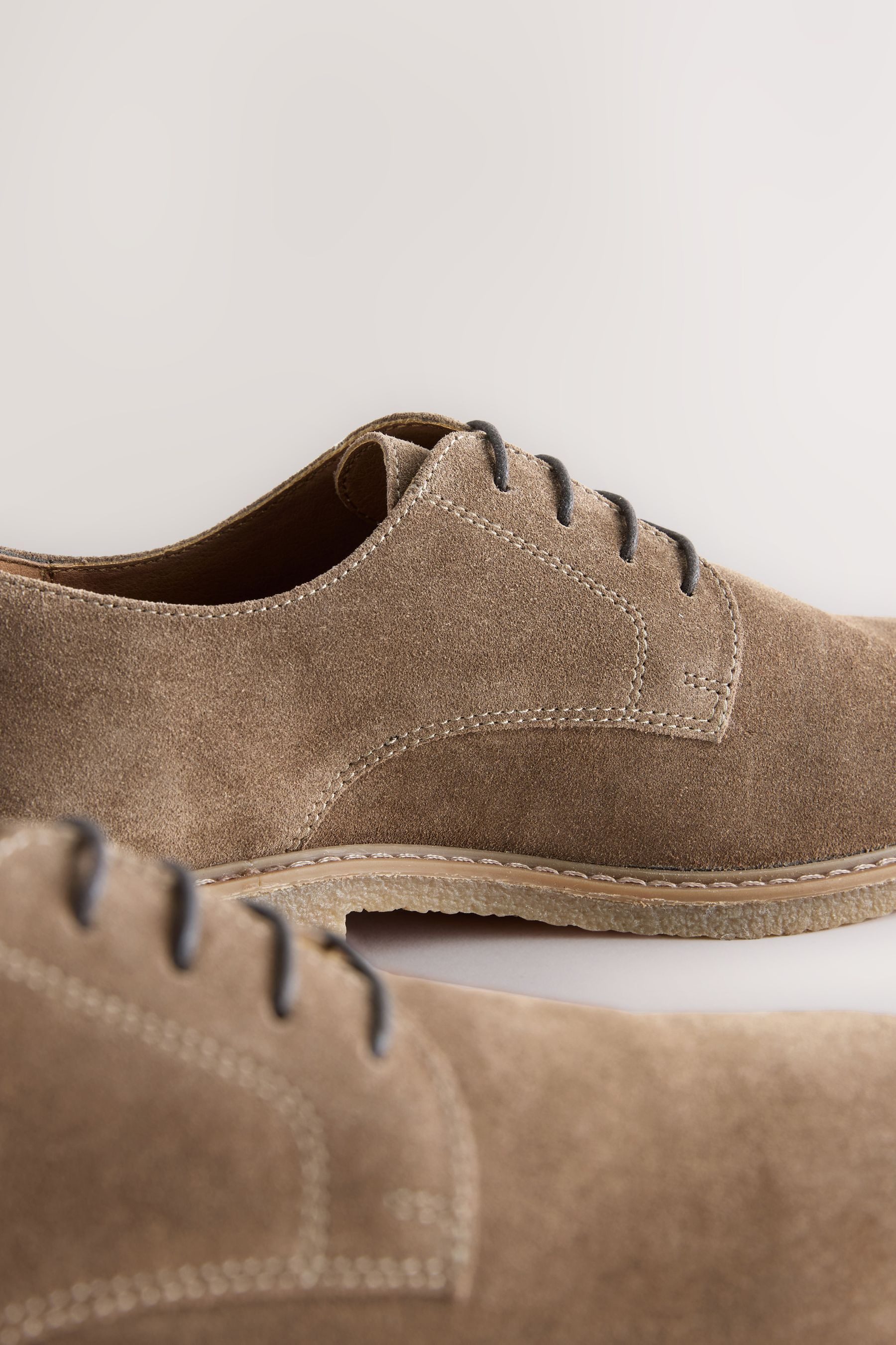 Next Derby-Schuhe aus Veloursleder Schnürschuh (1-tlg)