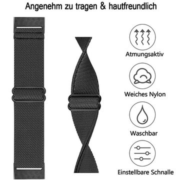 zggzerg Uhrenarmband 2 Stück Elastische Armband Kompatibel für Fitbit Charge