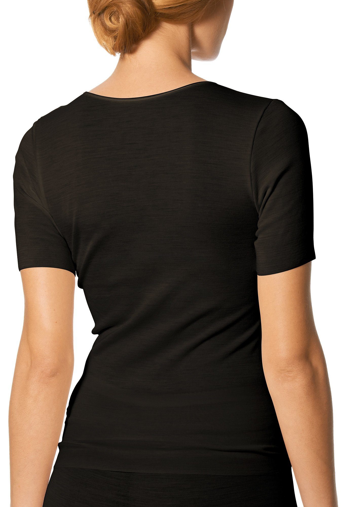 schwarz 66576 1 wärmend Exquisite Serie Mey 1-St., Stück, Mey (1 Stück) Thermounterhemd Shirt