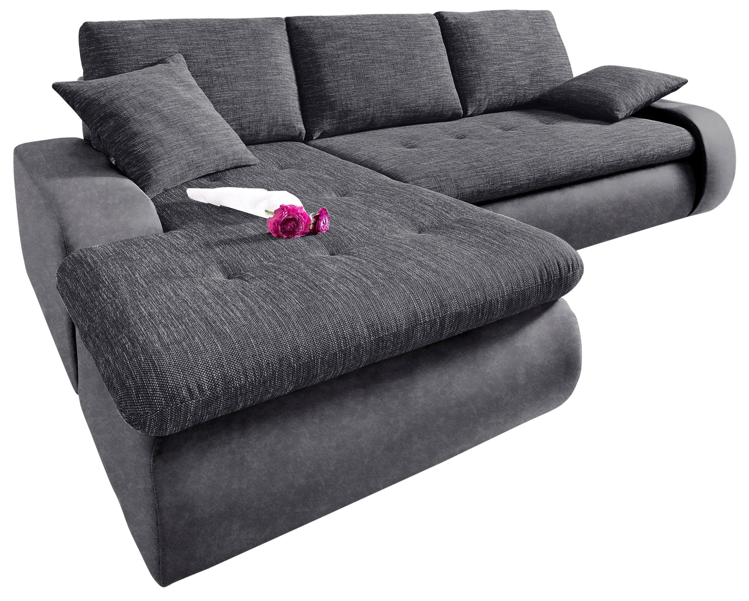 TRENDMANUFAKTUR Ecksofa "Indie, modern und bequem, Materialmix, OTTOs Choic günstig online kaufen
