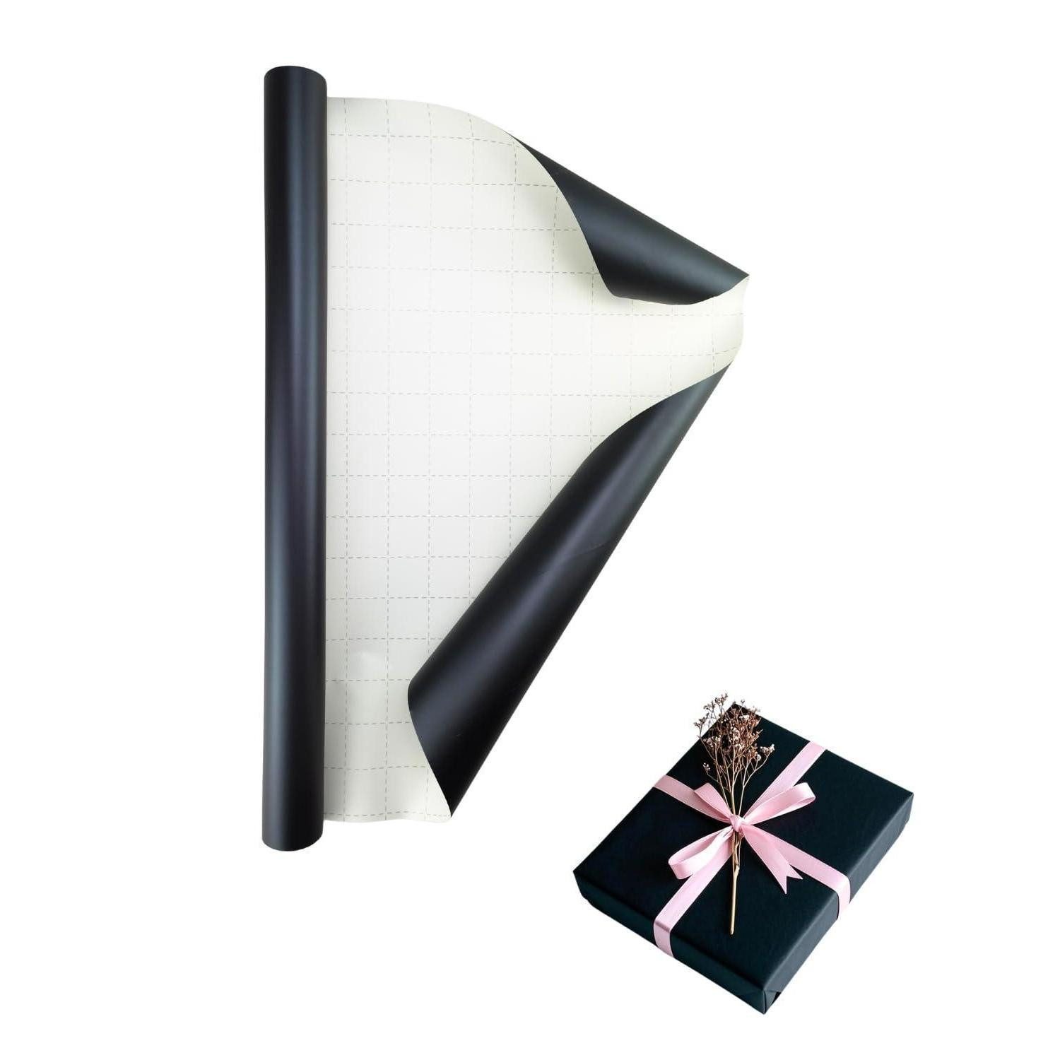 LuxusKollektion Geschenkpapier Geschenkpapier Matt Glanz Schwarz 43x3m