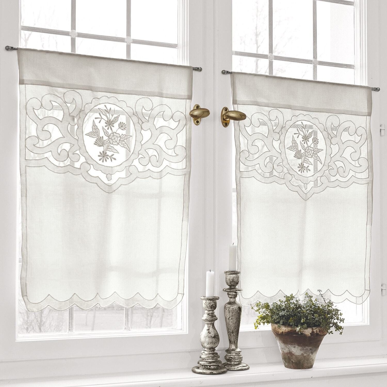 Mirabeau Scheibengardine Scheibengardine Eleyn weiß günstig online kaufen