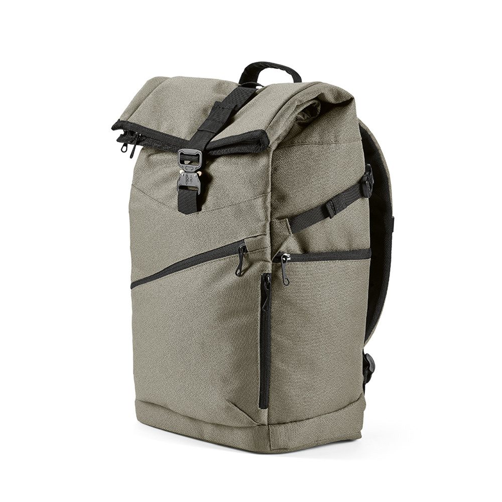 CABBEL Rucksack Rucksack 28L Laptop 17 Zoll rPET Trolley nachhaltig robust leicht (Rucksack, 1-tlg., Einzelartikel), Grau, recyceltes Polyester, 61% rPET-Anteil, 28 Liter, 1116g, 17 Zoll