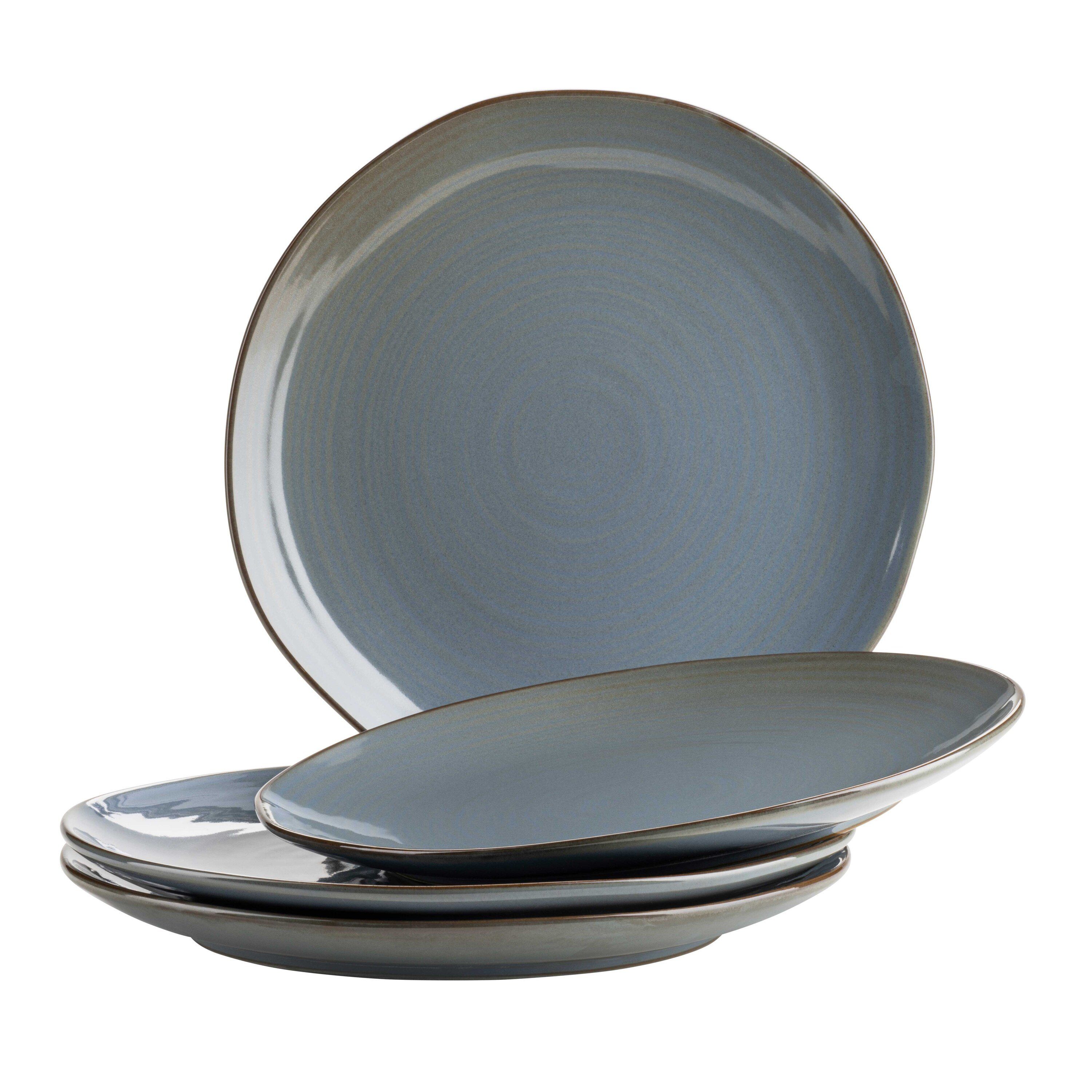 MÄSER Teller-Set Nottingham (4-tlg), 4 Personen, Keramik