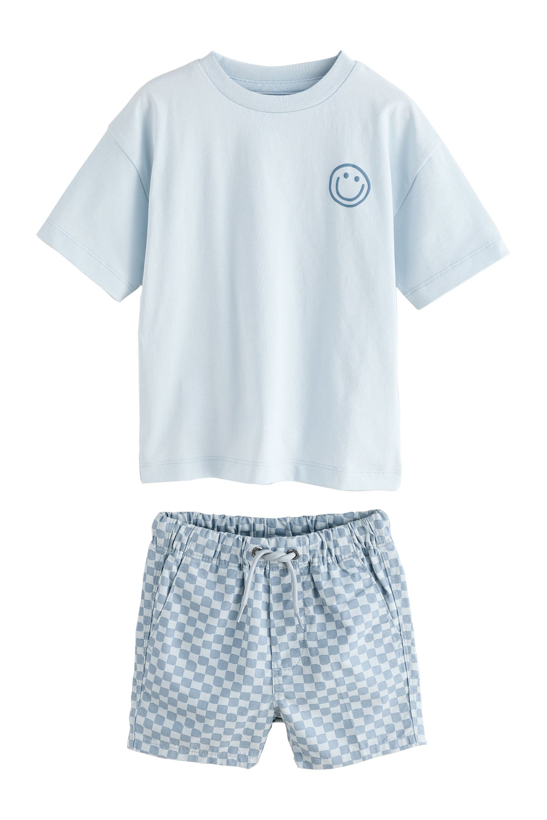 T-Shirt & Shorts Kurzärmeliges T-Shirt und Shorts im Set